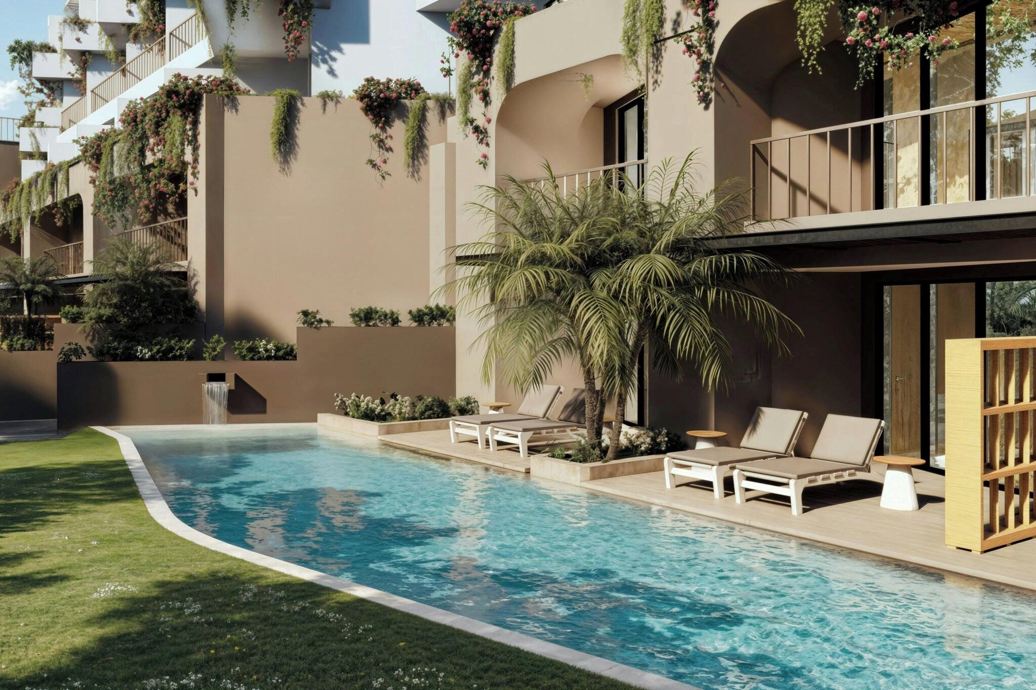 Quadruple Ocean Front Two Double Beds