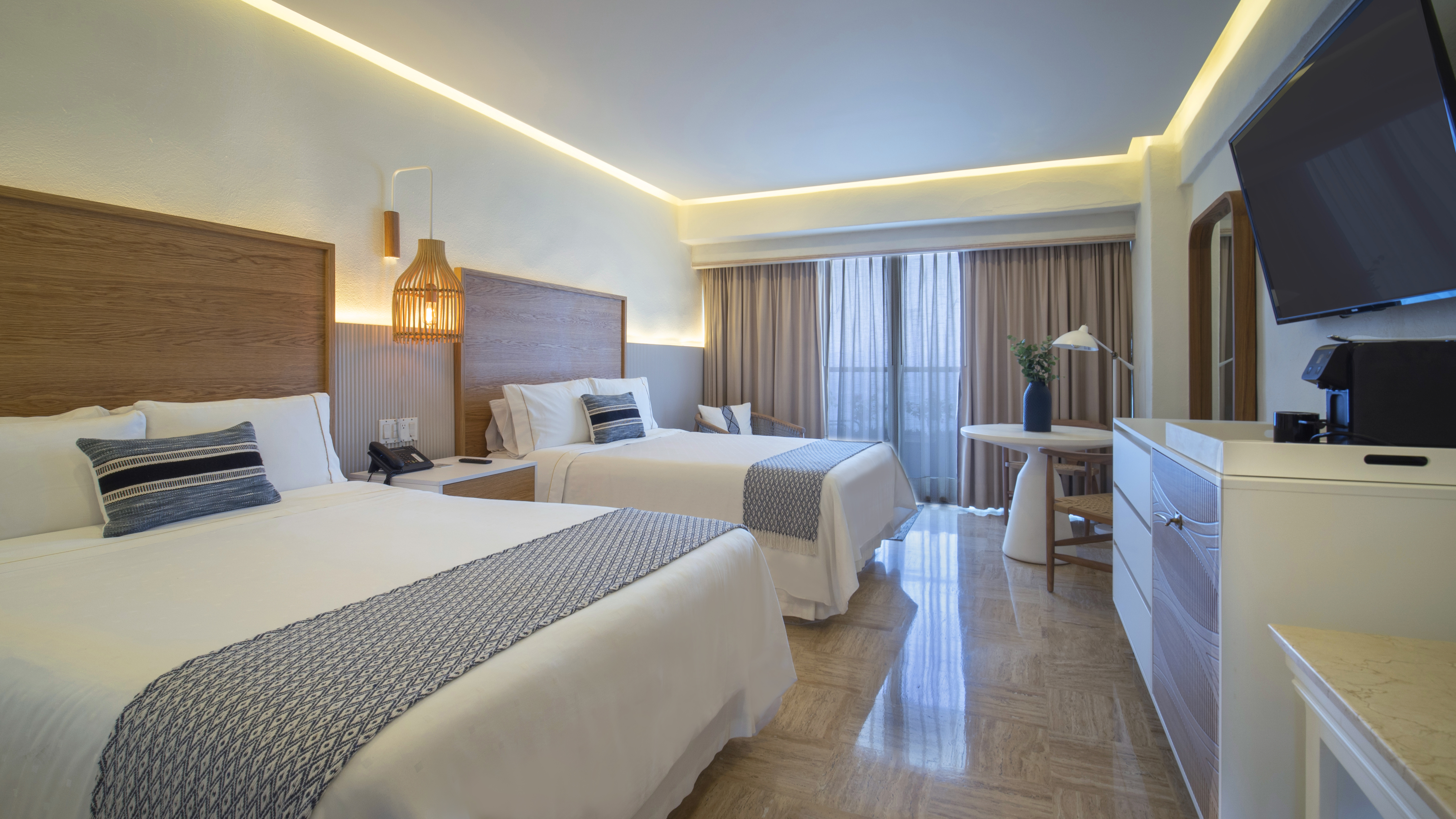 Room Ocean View Two Double Beds