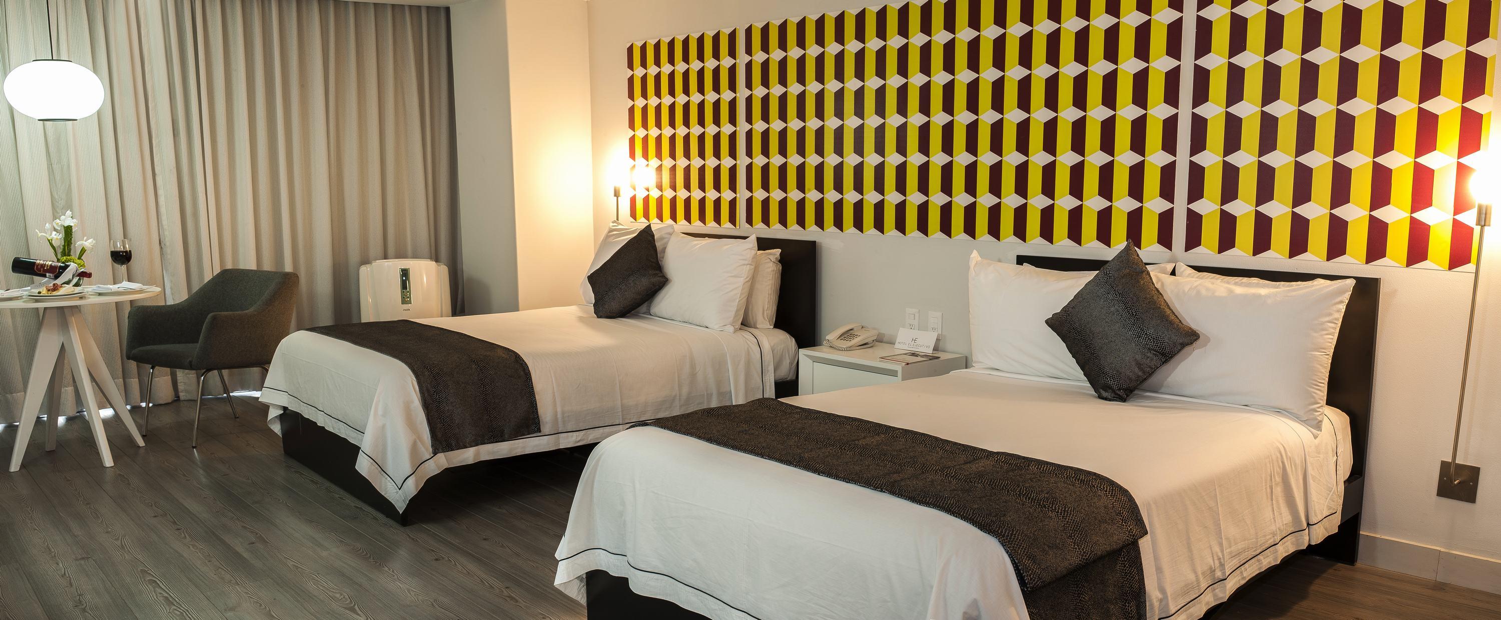 Double Two Double Beds