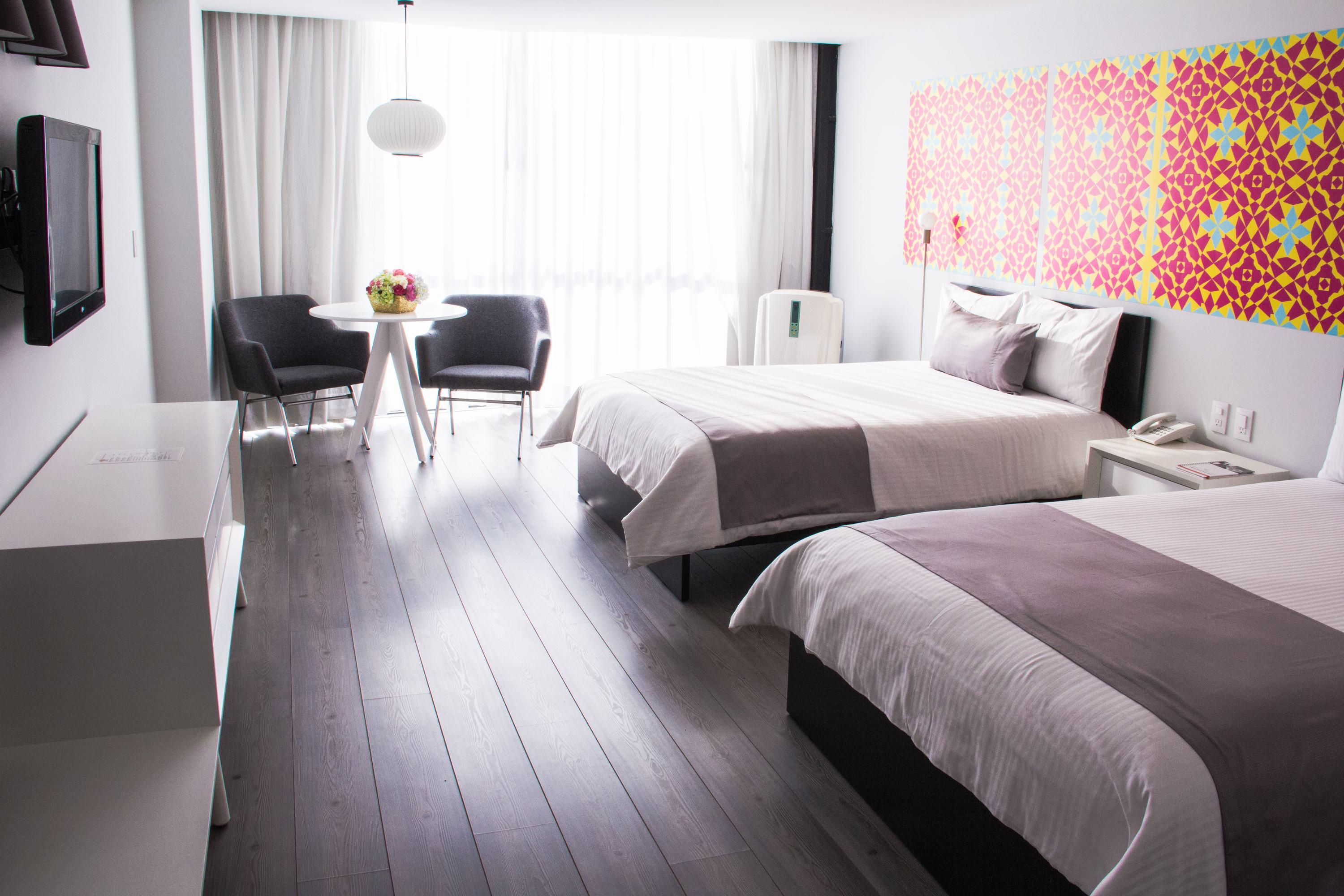 Double Two Double Beds