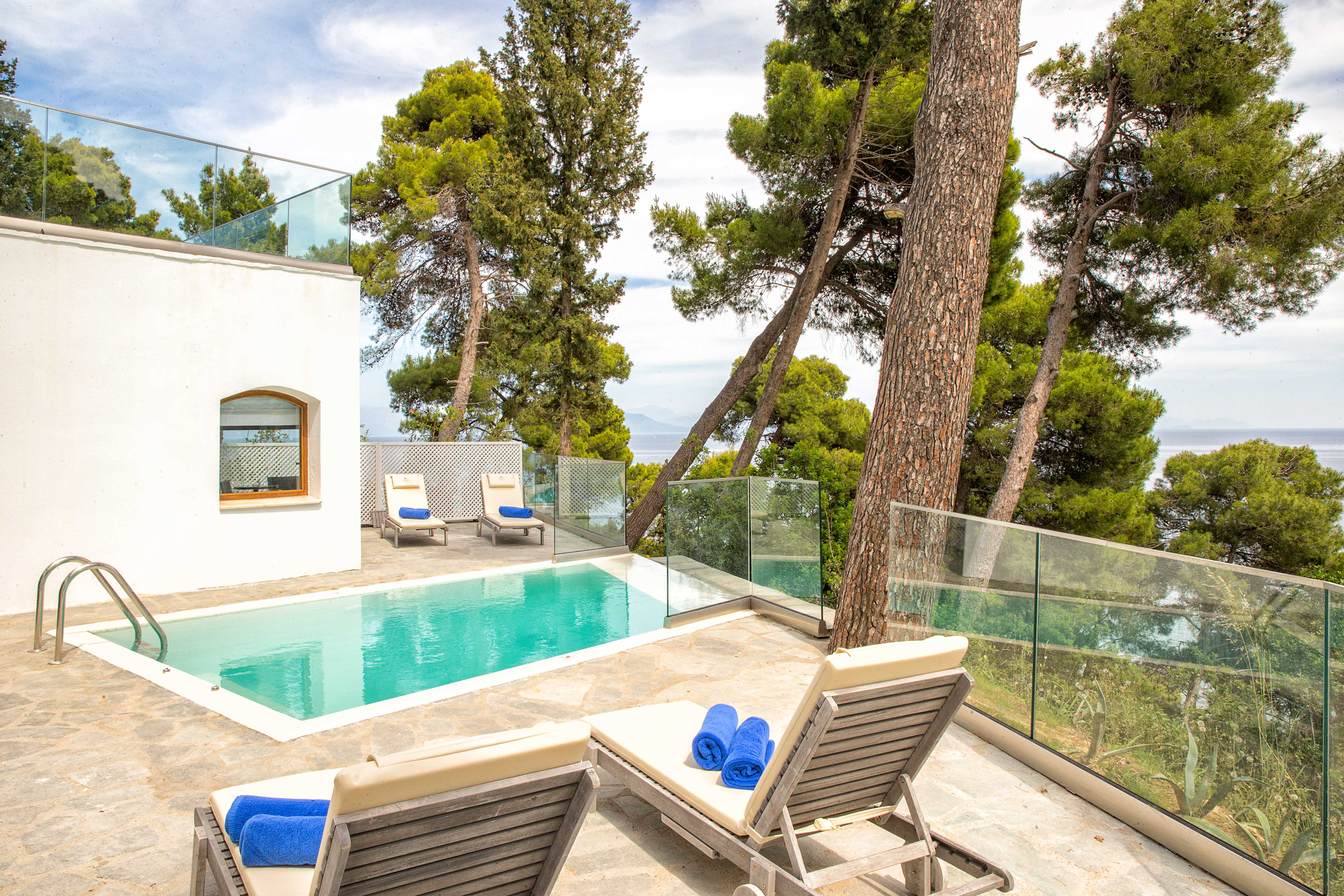 Family Room with Private Pool