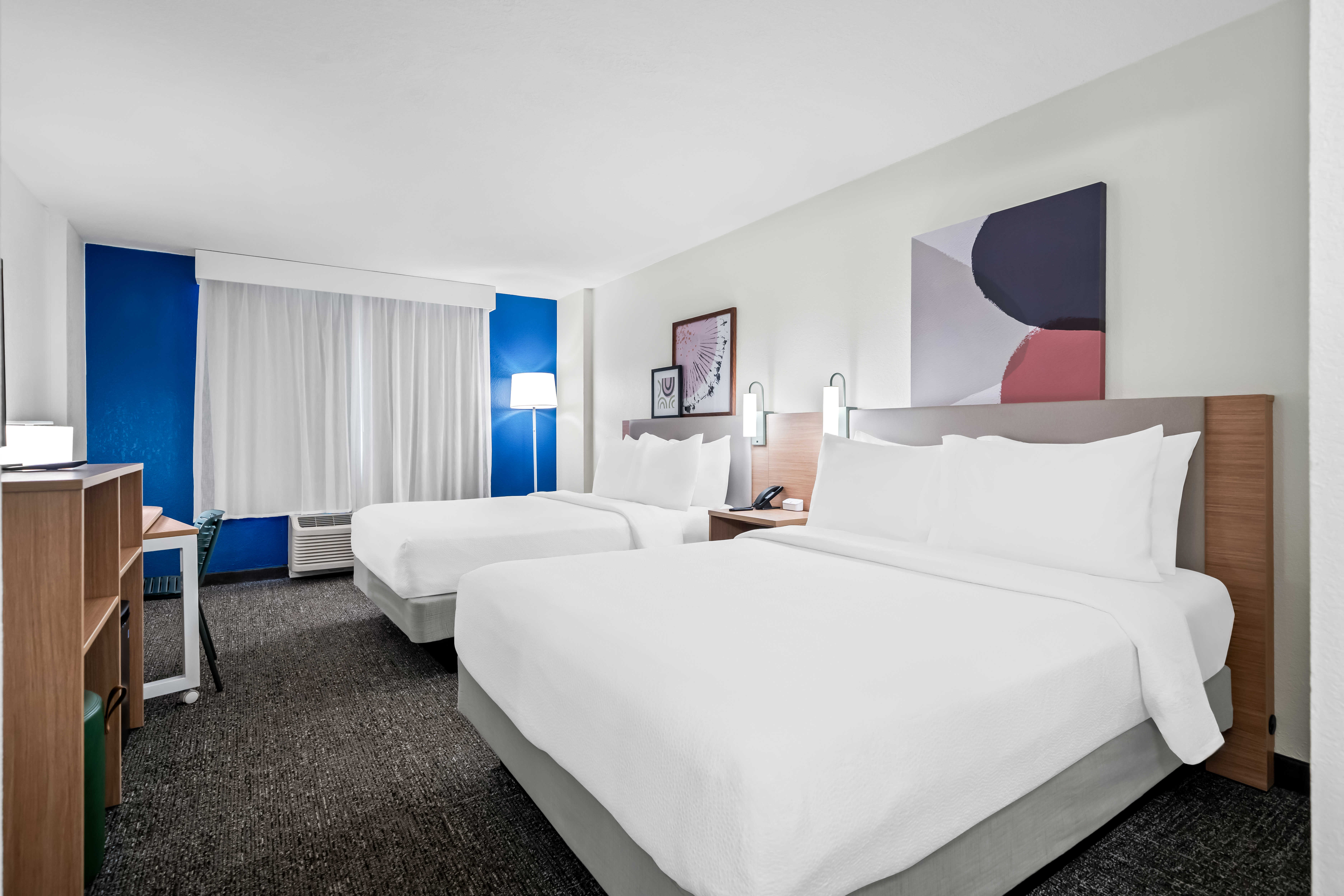 Double Two Queen Beds