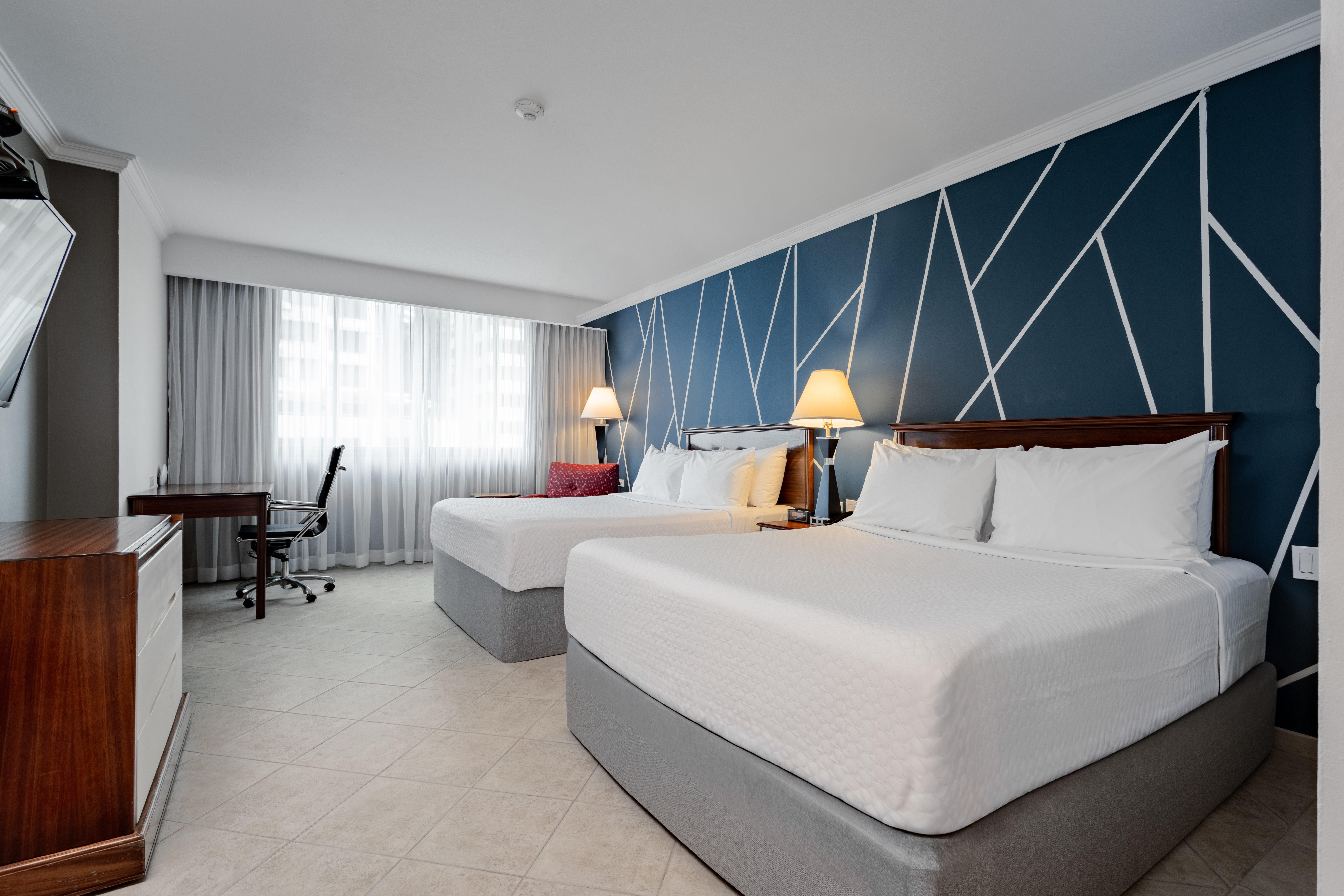 Double Two Queen Beds
