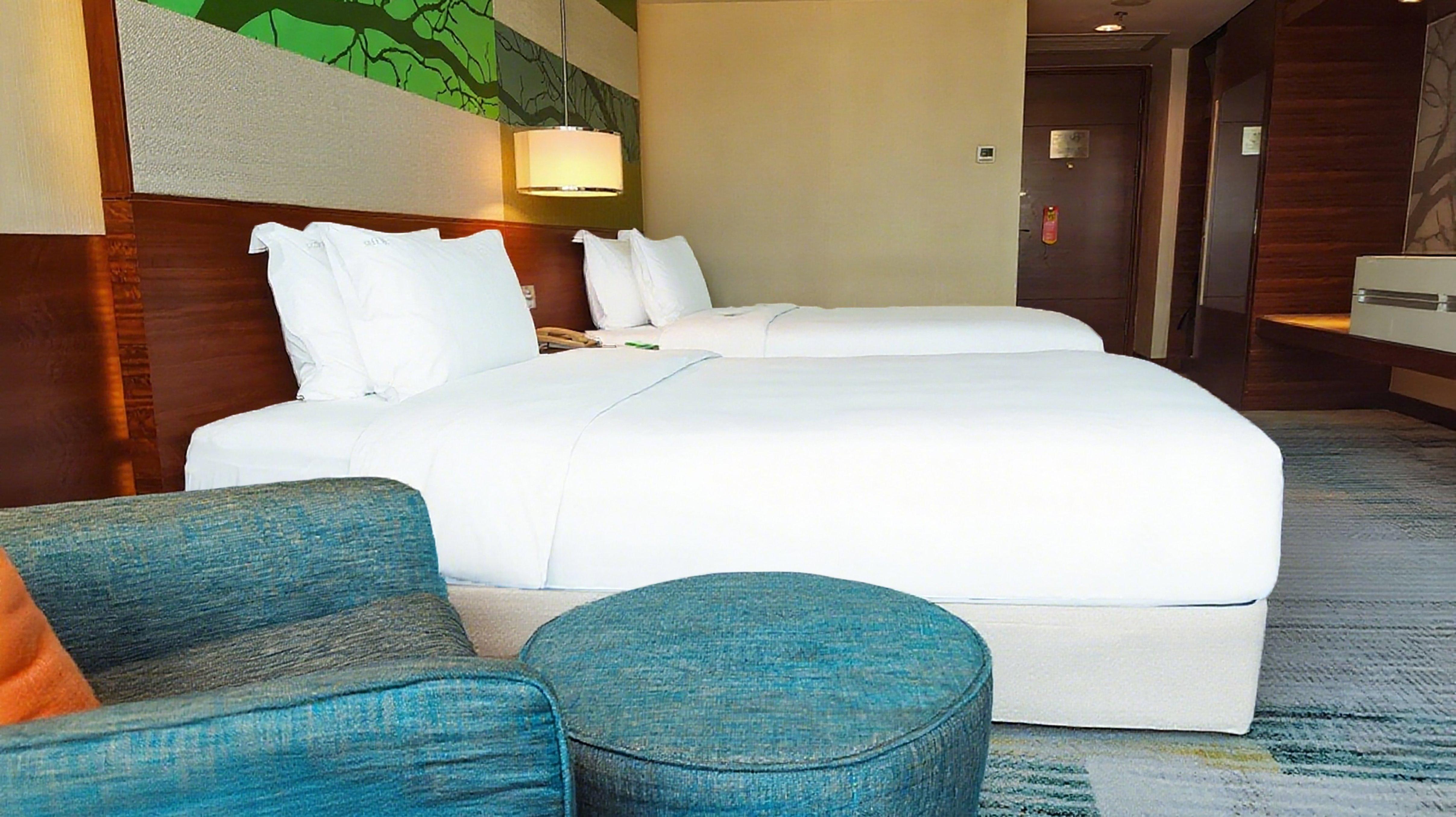 Twin Two Double Beds