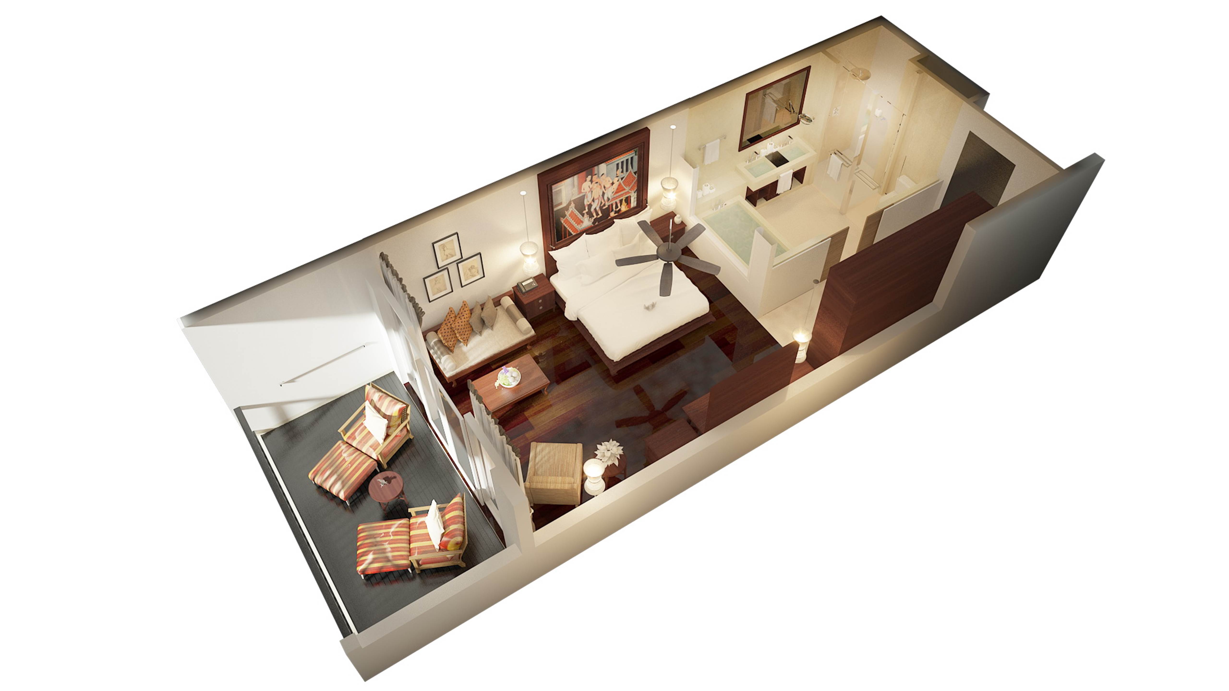 Double or Twin Deluxe Pool View