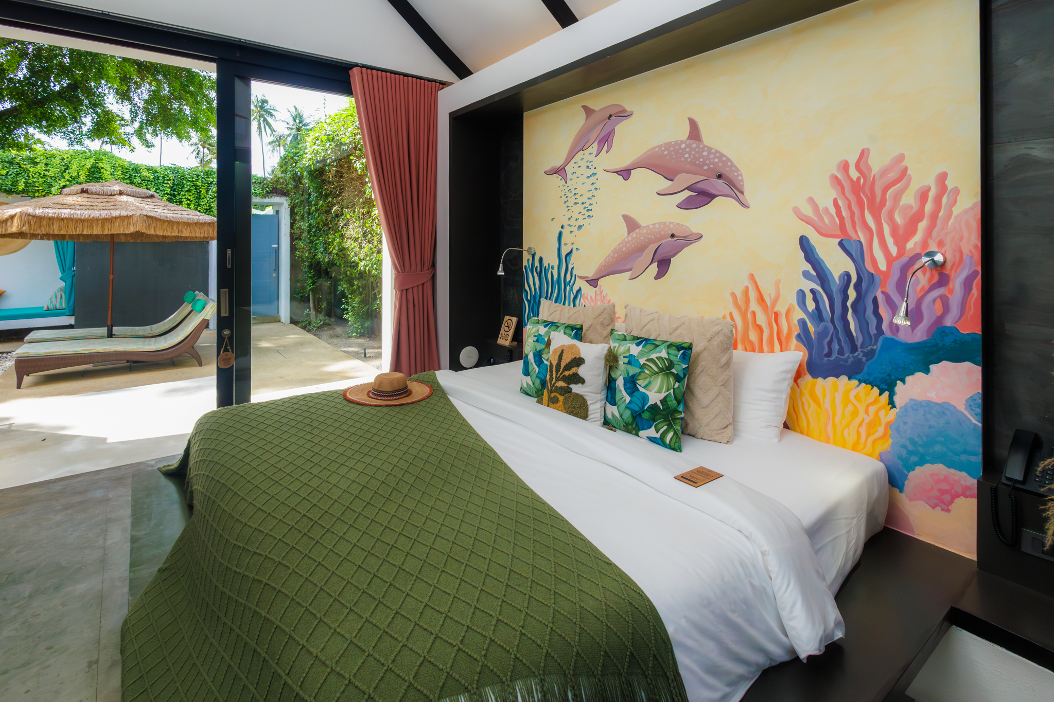 Family Room with Private Pool