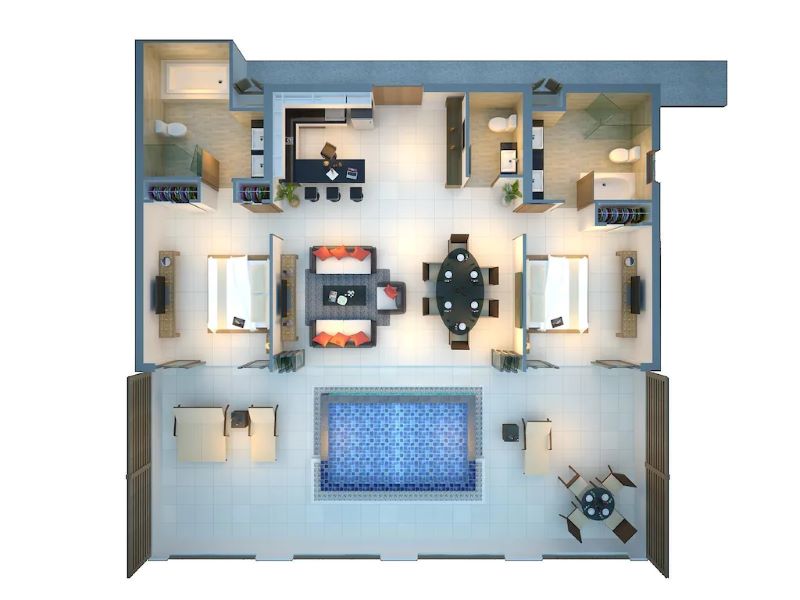 Villa Two Bedrooms with Private Pool