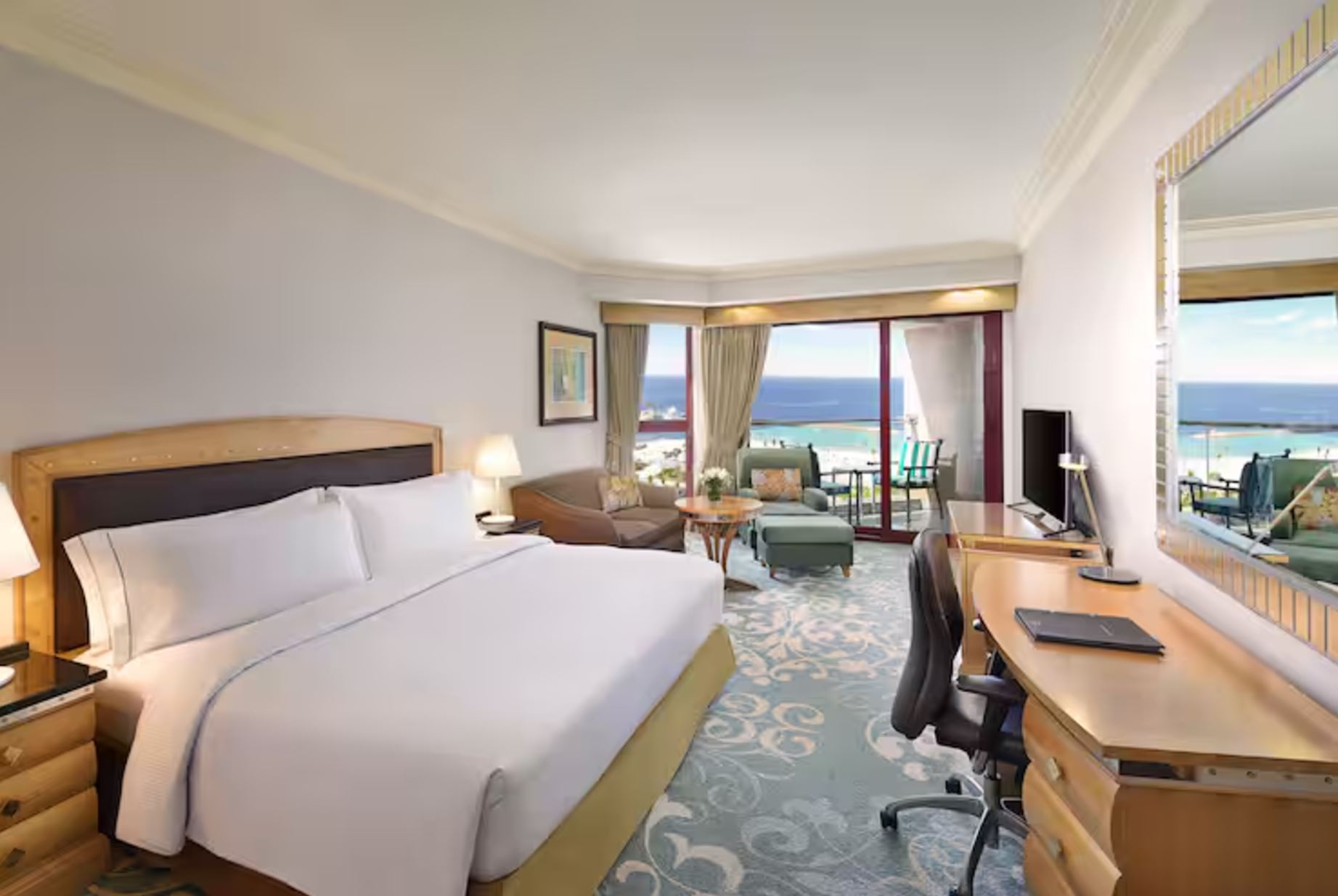 Twin Partial Sea View