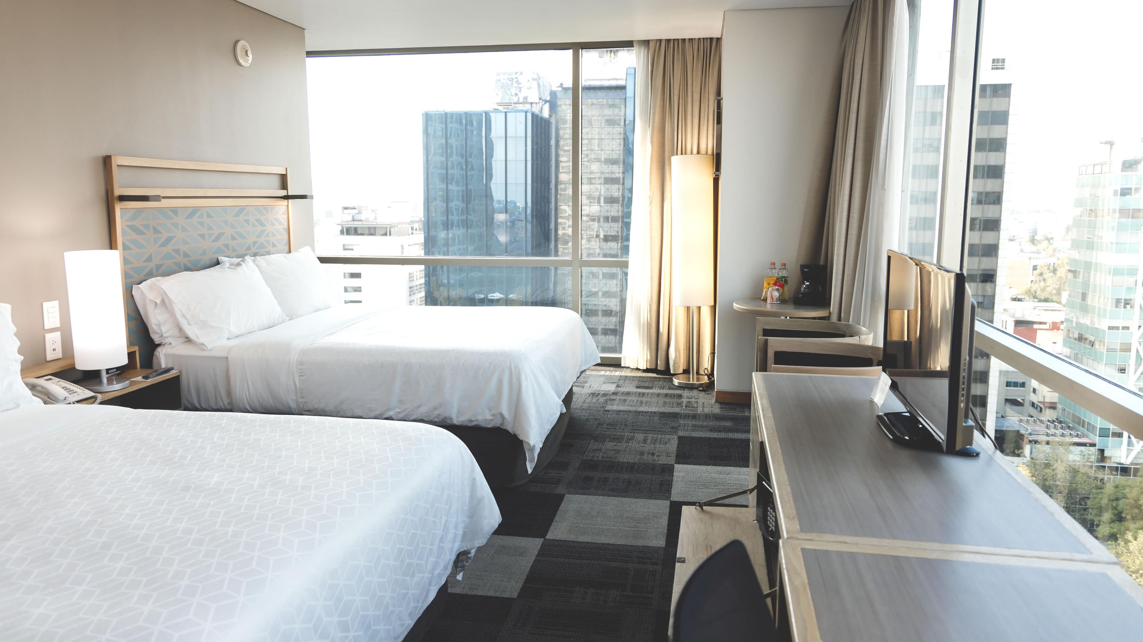 Double City View Two Double Beds