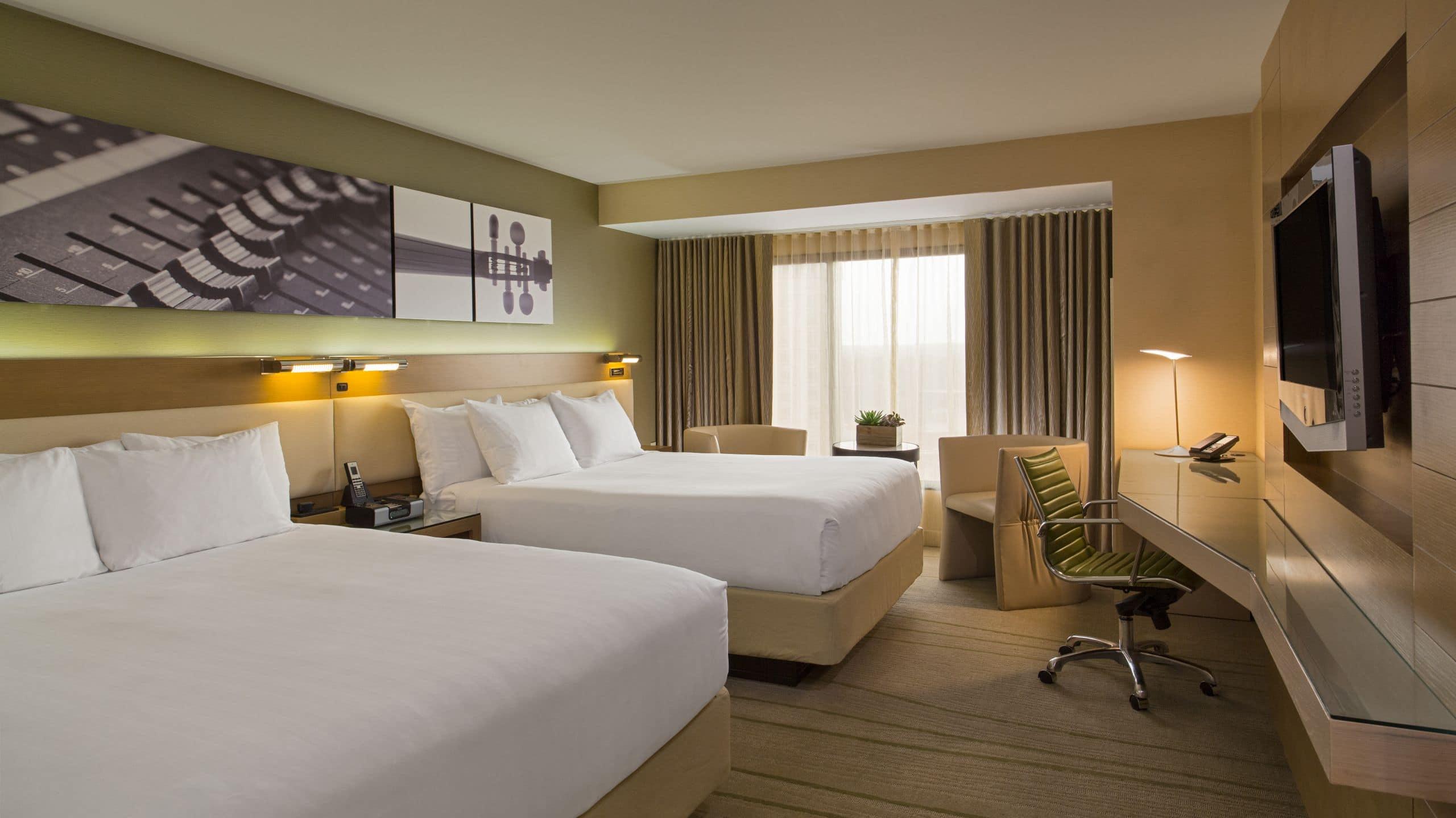 Double Two Queen Beds