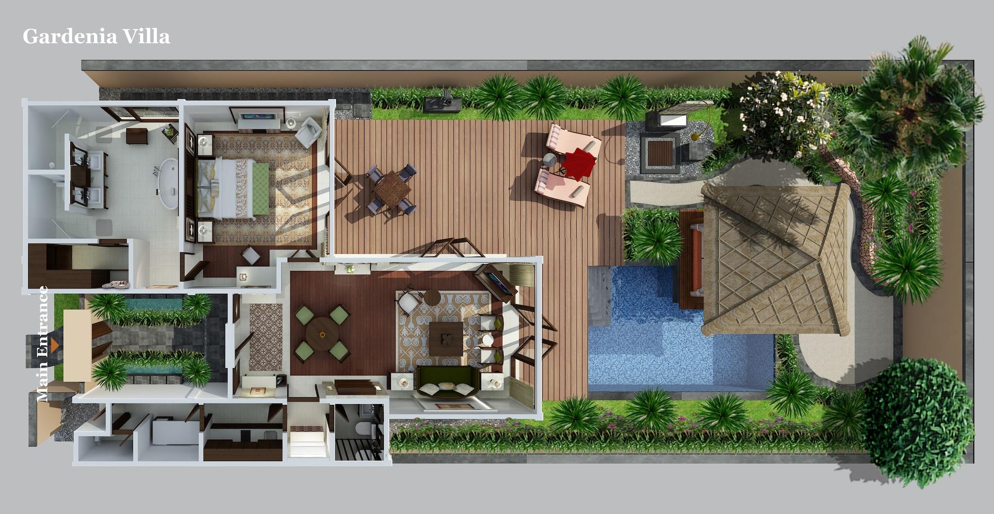 Villa Garden View King Bed