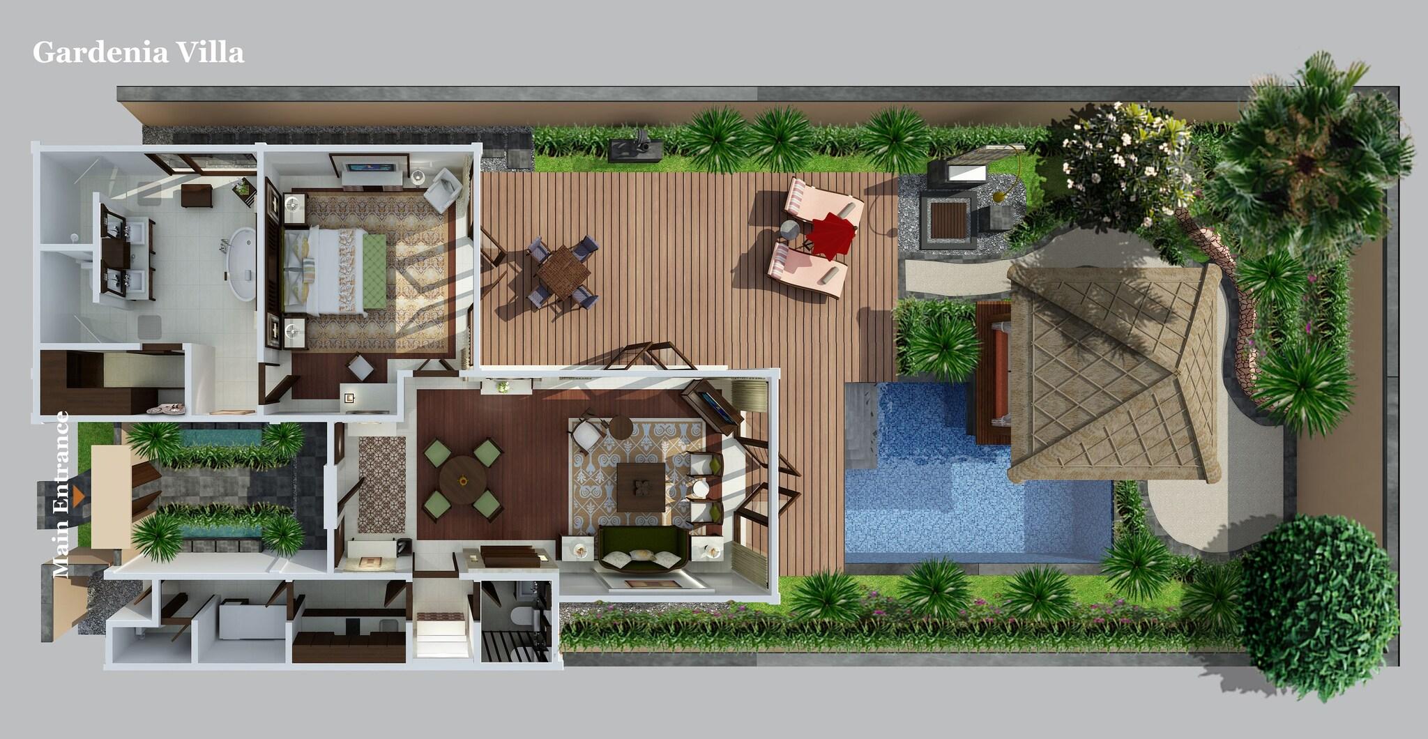 Villa Garden View King Bed