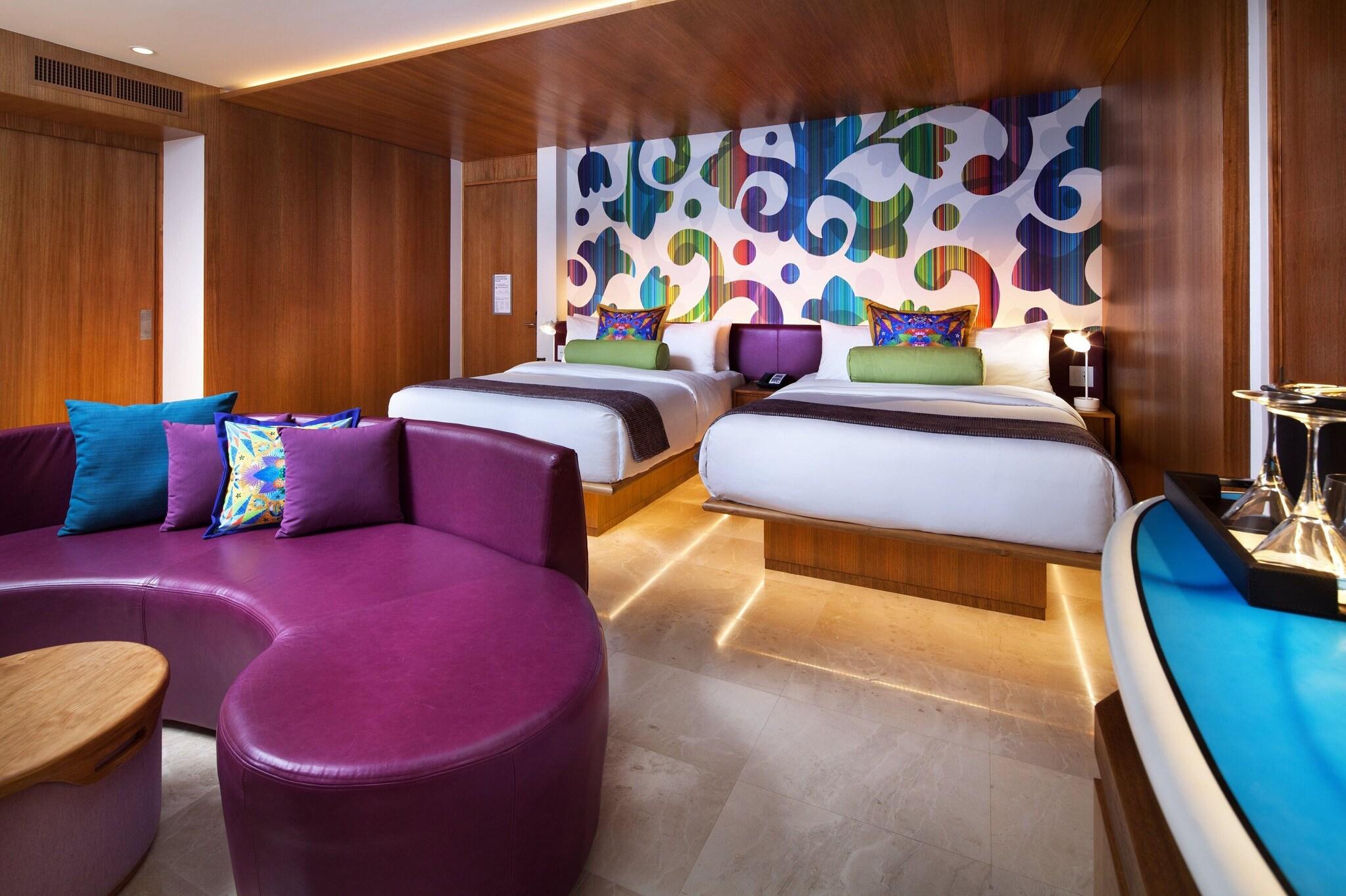 Quadruple Garden View Two Queen Beds