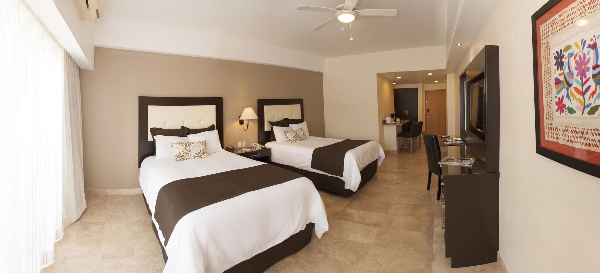 Double Two Double Beds