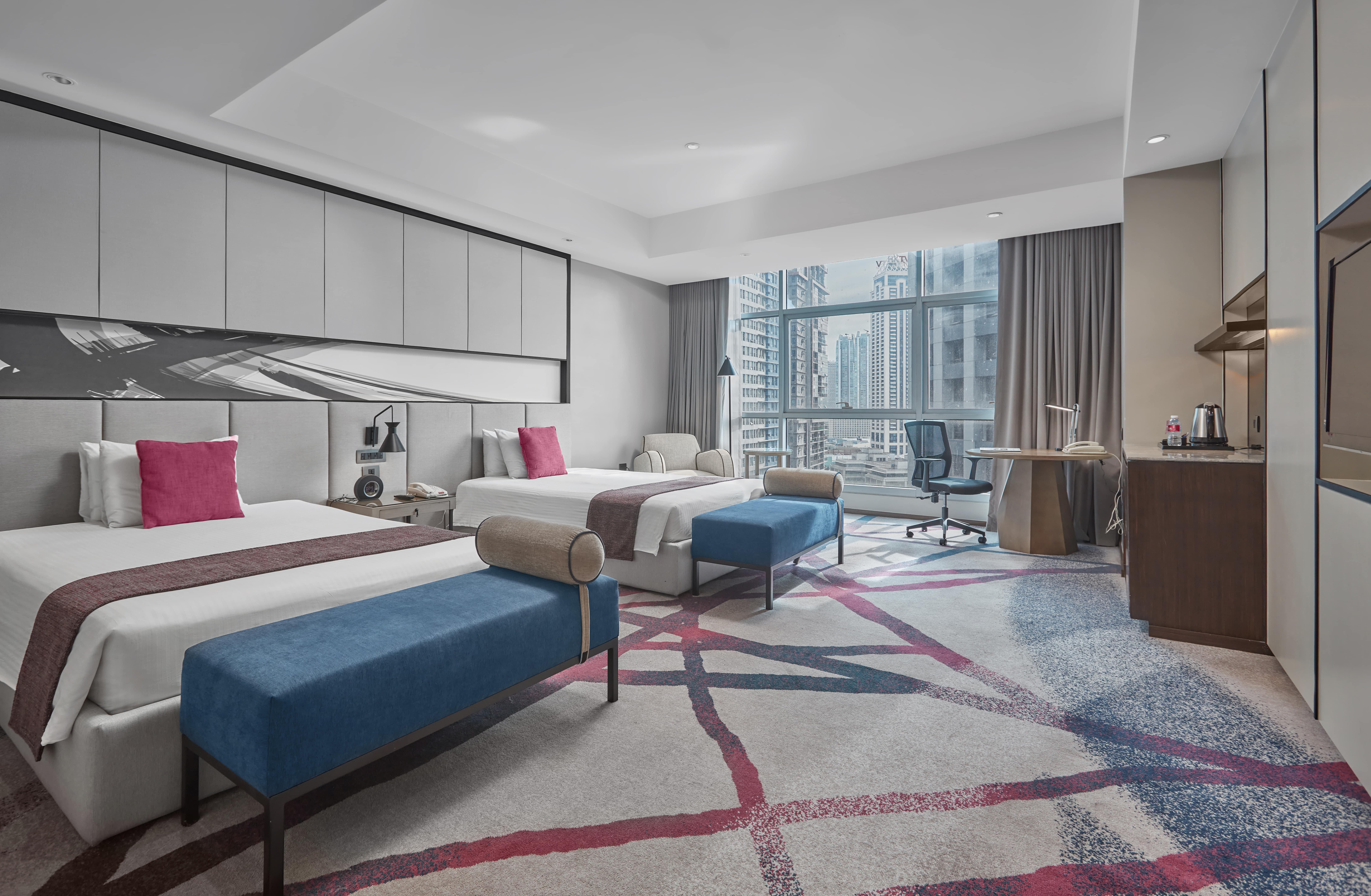 Double Pool View Two Double Beds