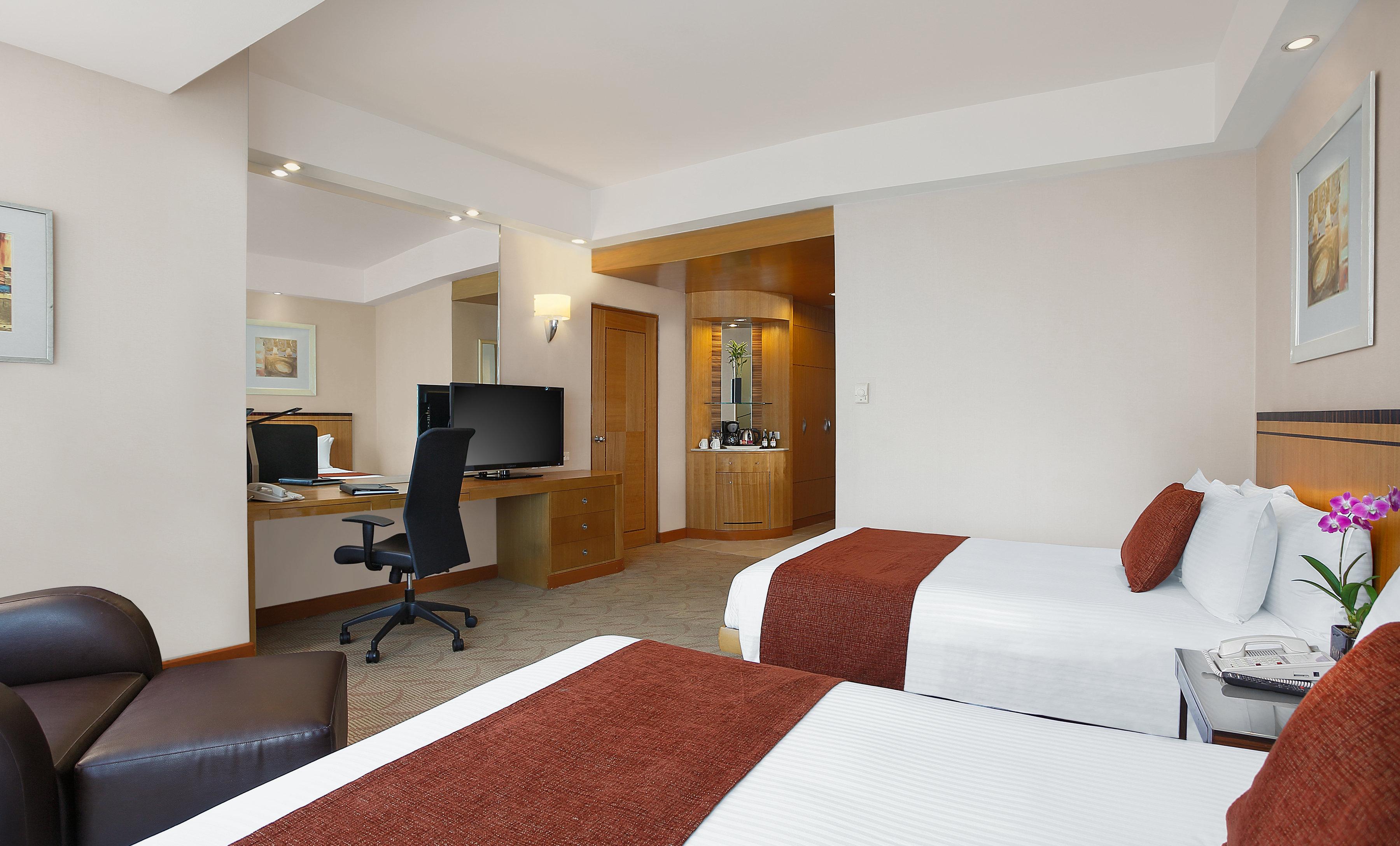 Double City View Two Double Beds