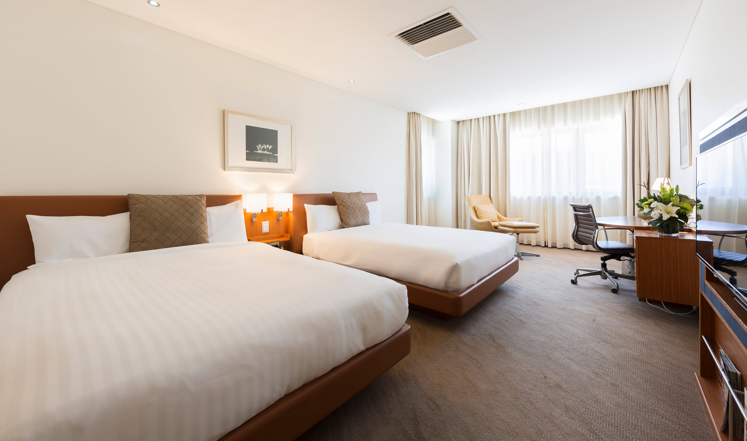 Double Two Double Beds