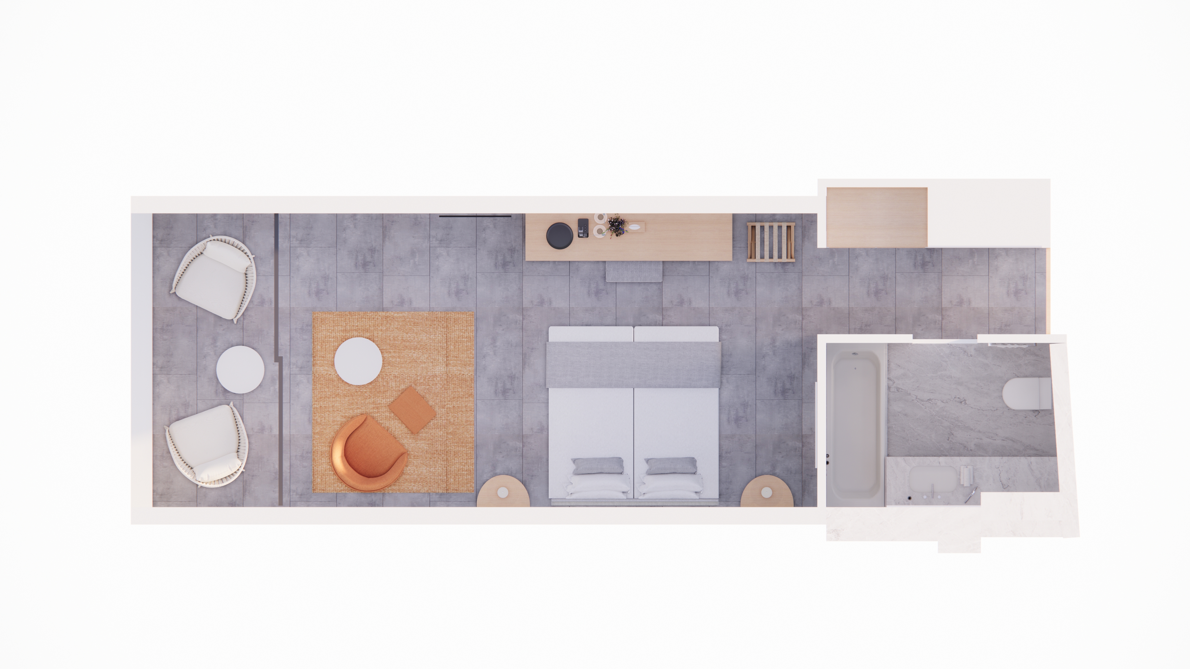 Double or Twin Superior with Balcony