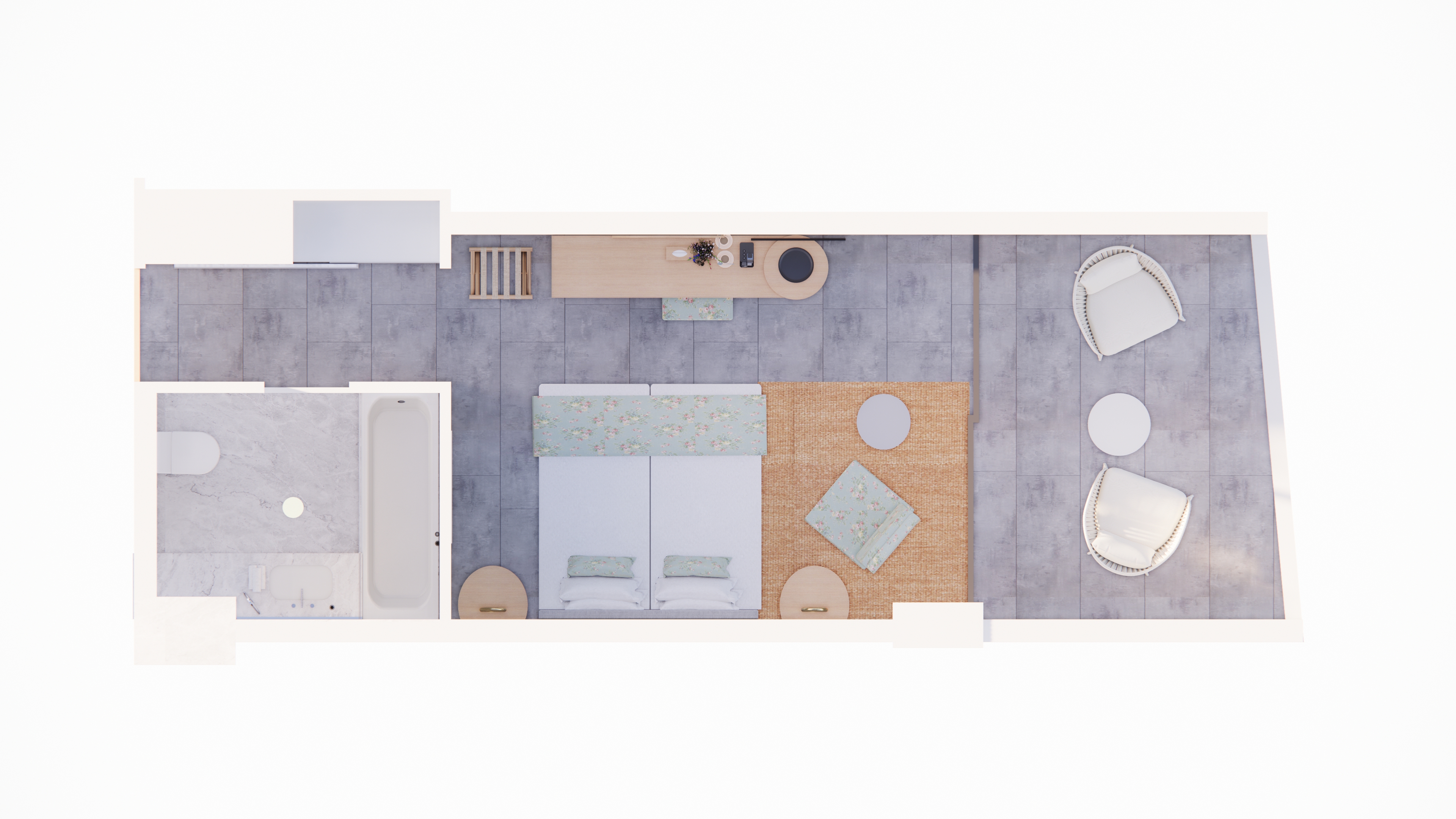 Double or Twin Superior with Air Conditioning