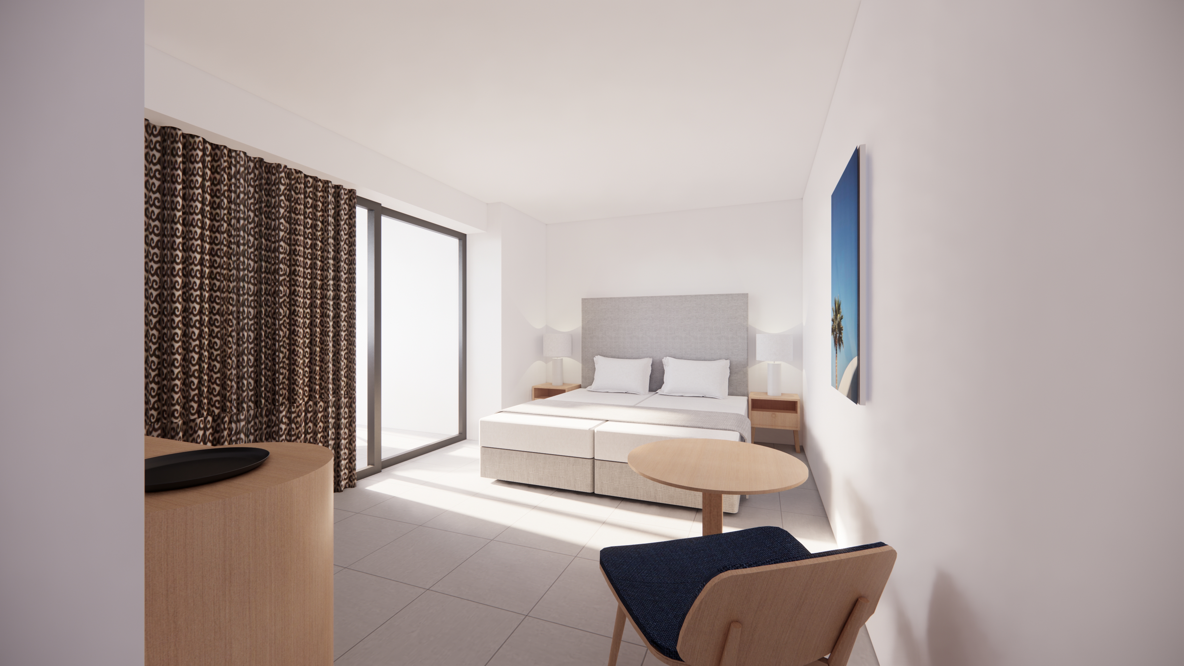 Double or Twin Two Beds