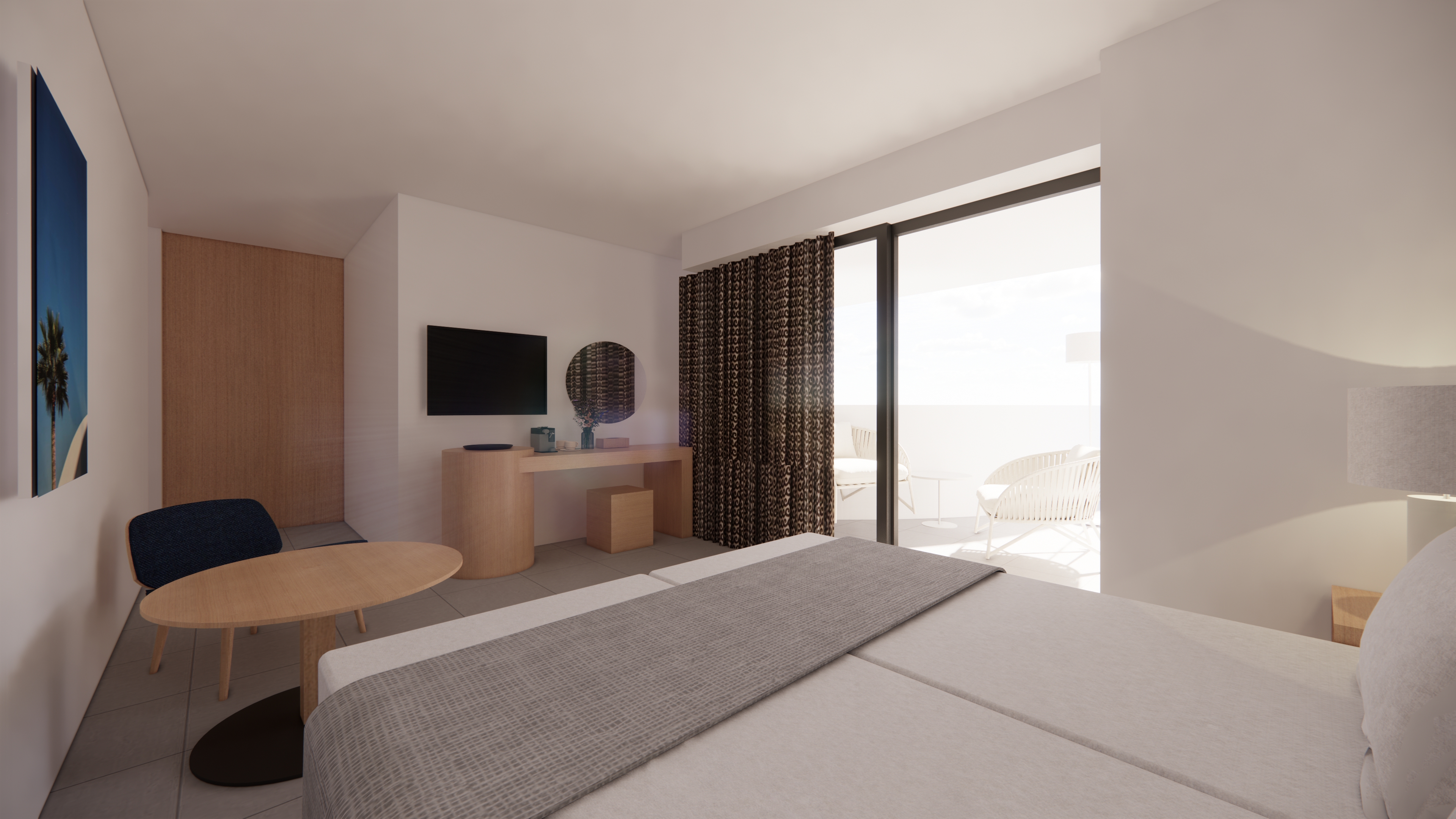 Double or Twin Two Beds