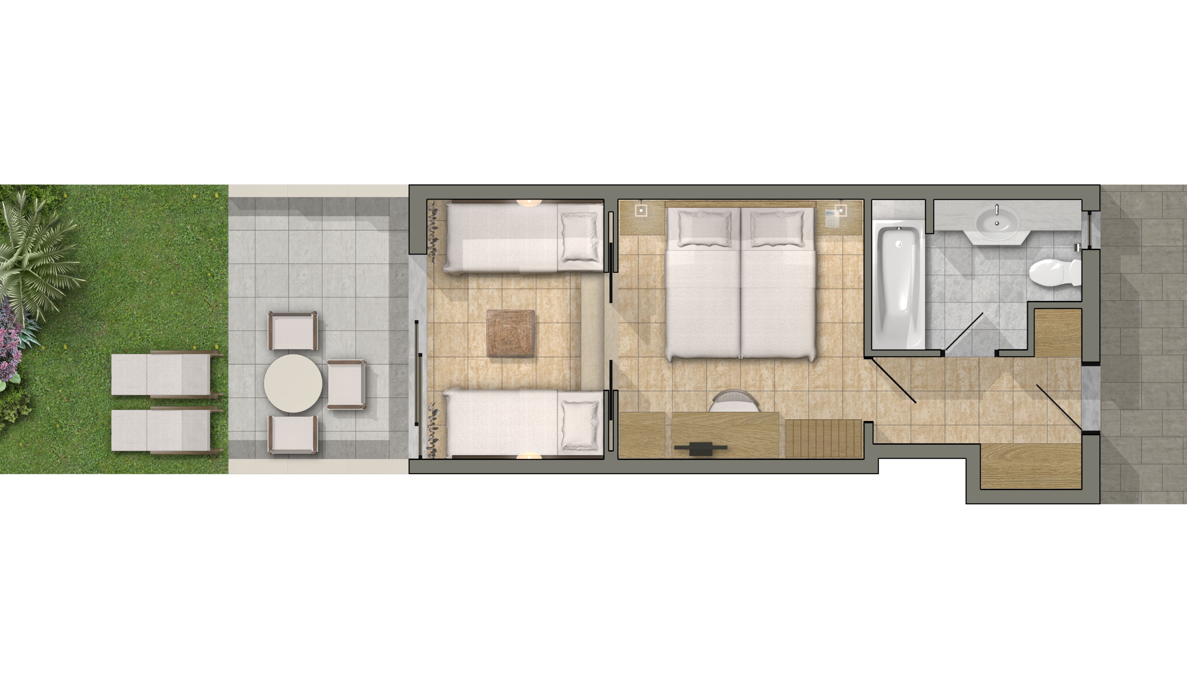 Family Room Garden View