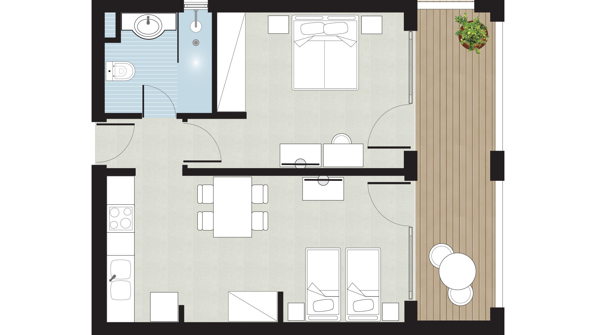 Suite Capacity 4