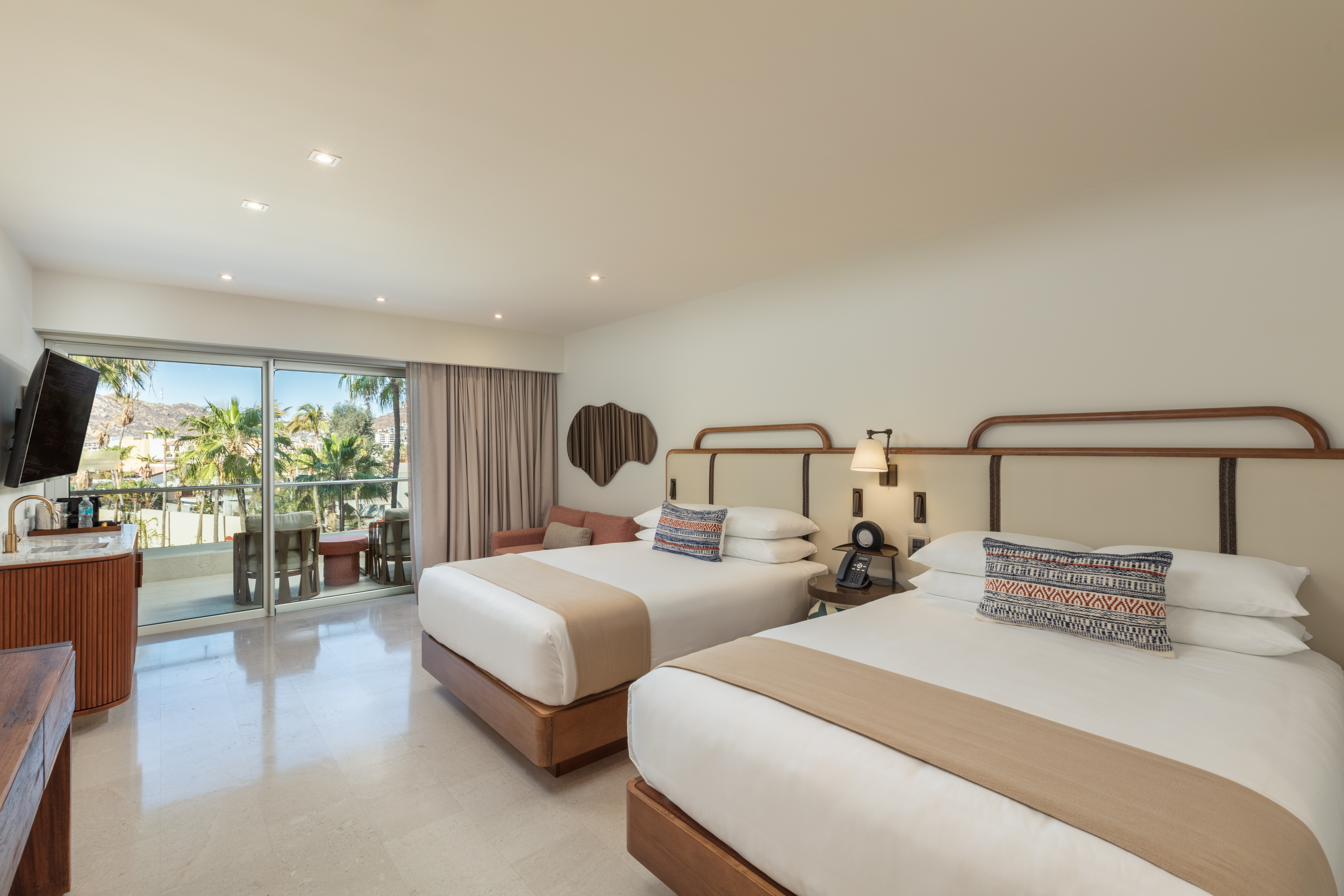 Double Queen Size Bed