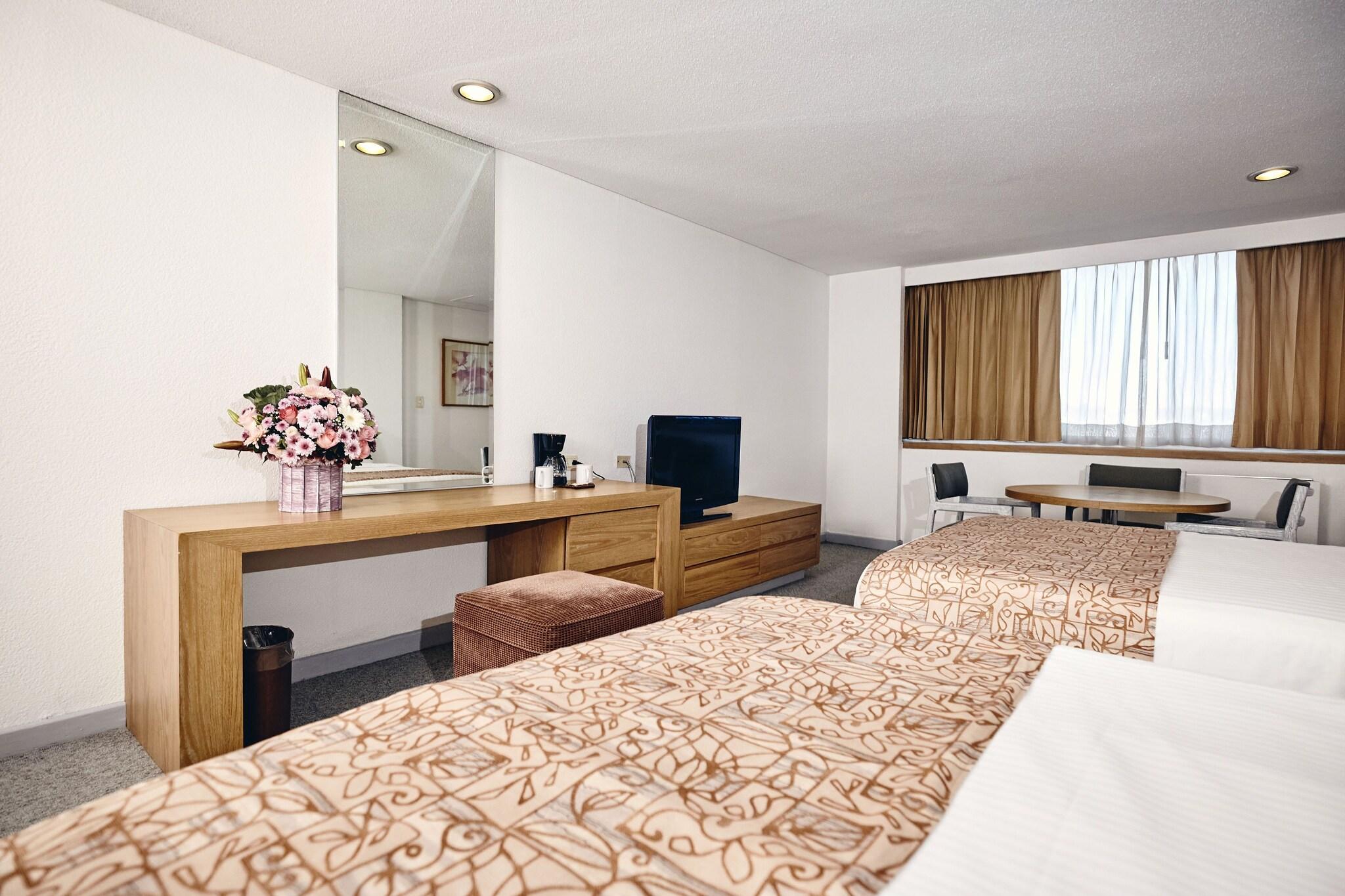 Double City View Two Double Beds