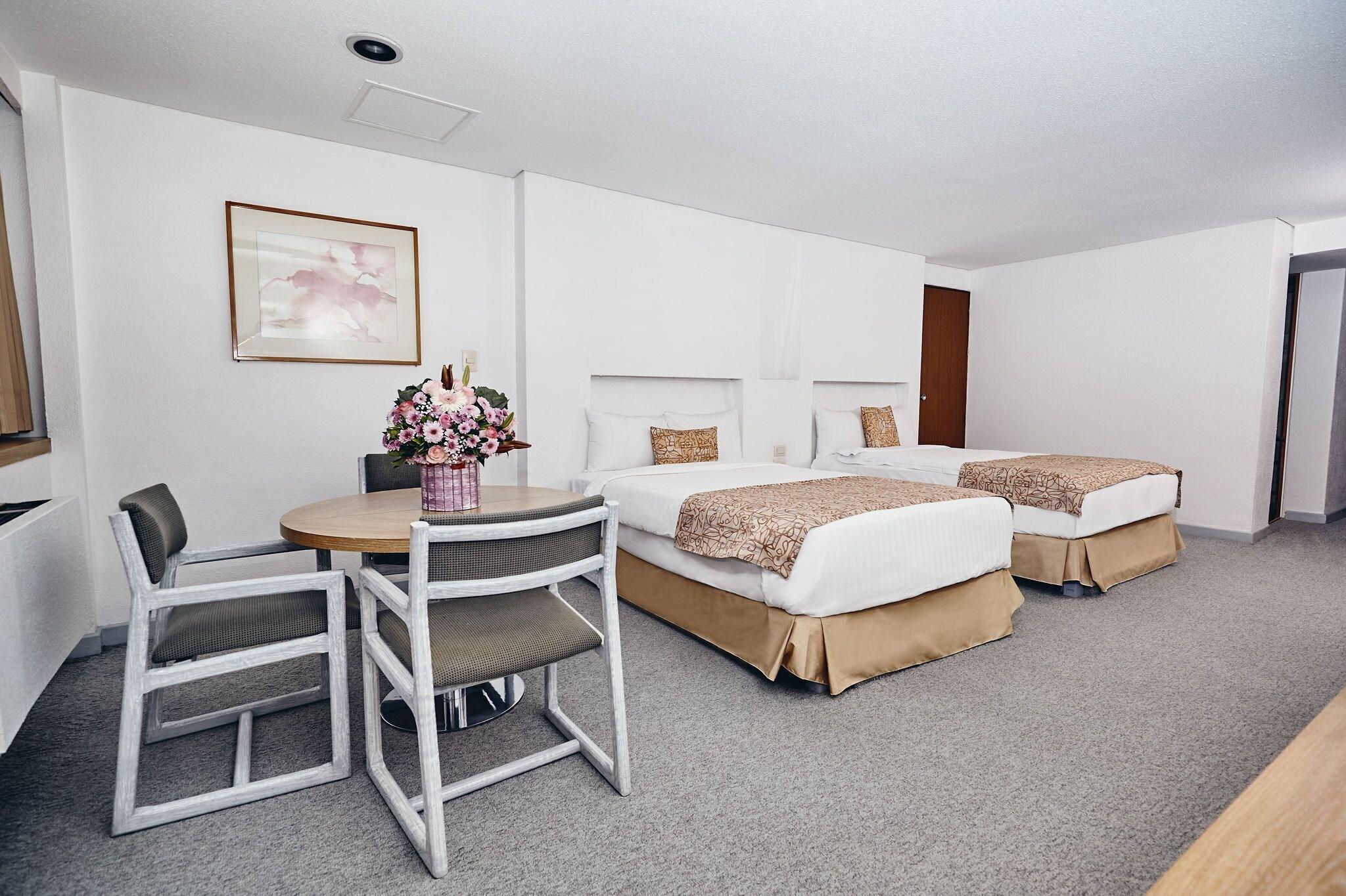 Double City View Two Double Beds