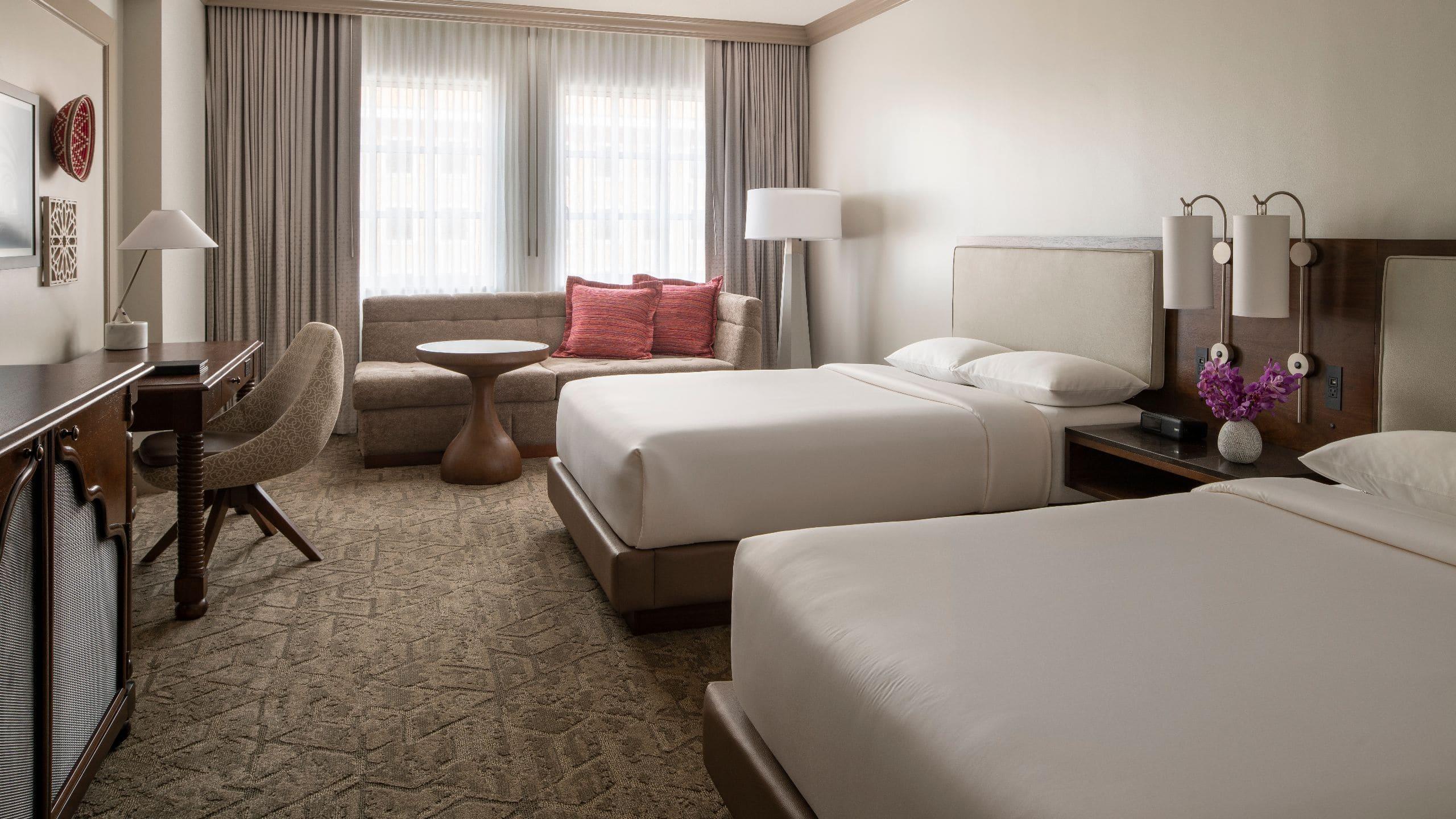 Double Two Double Beds