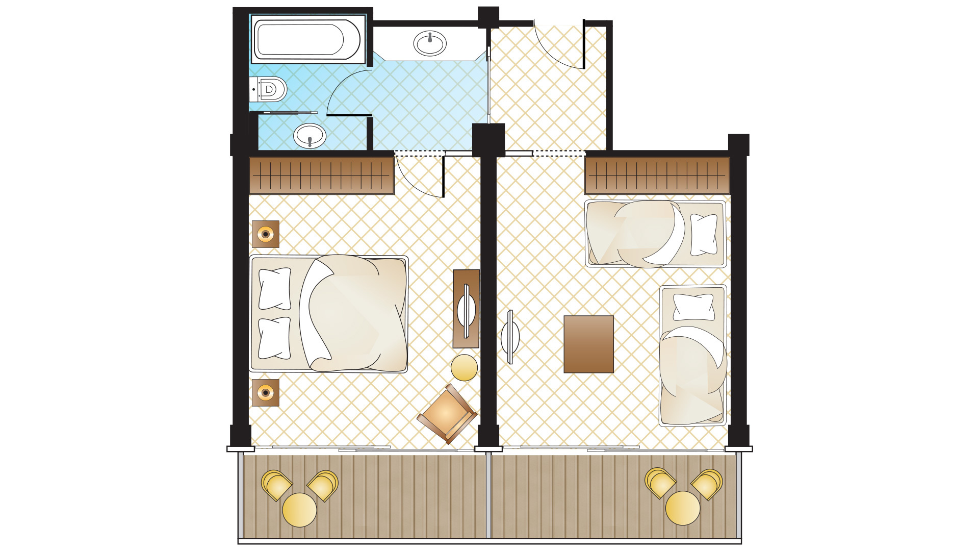 Family Room Sea View