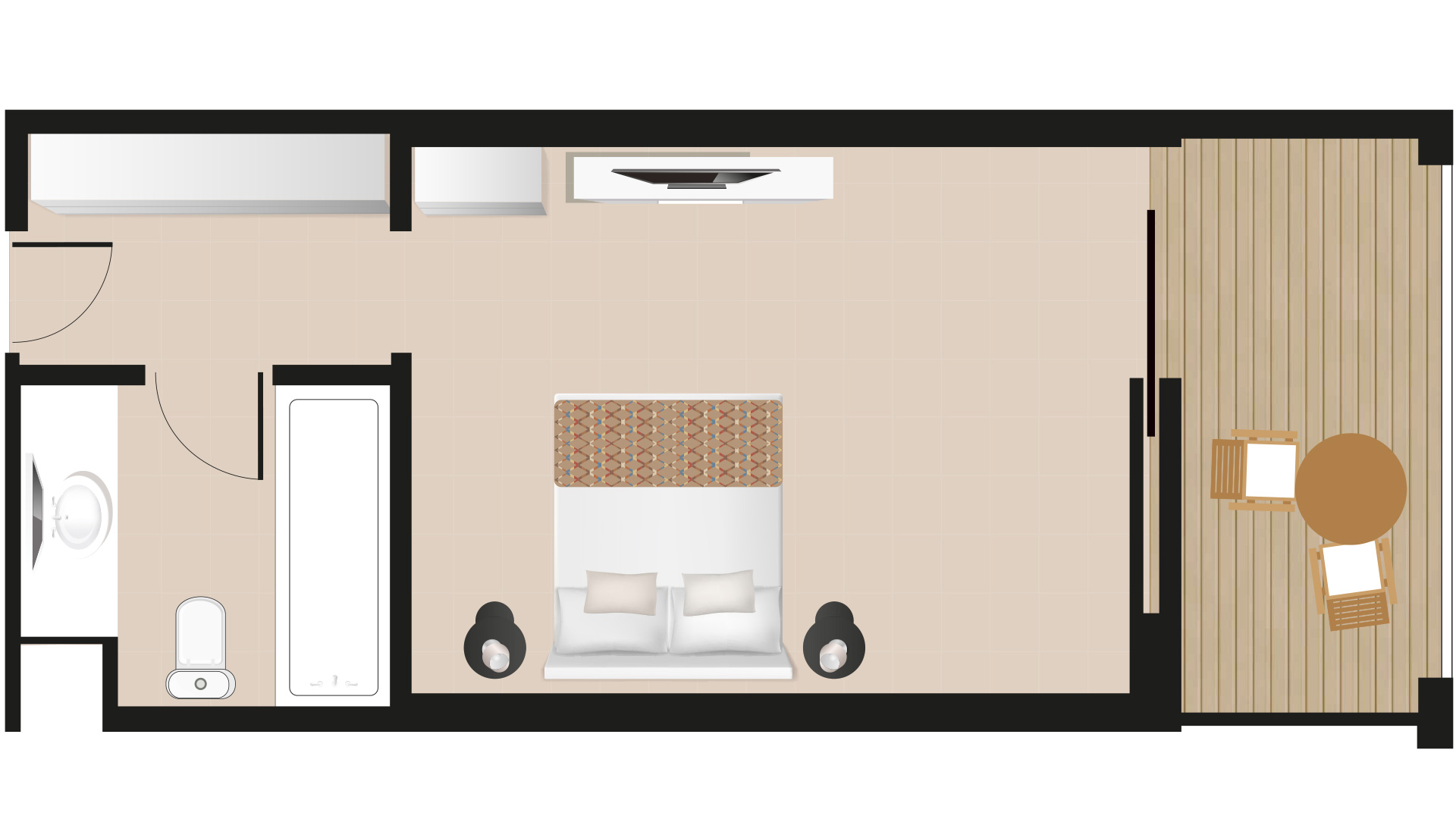 Double or Twin Garden View