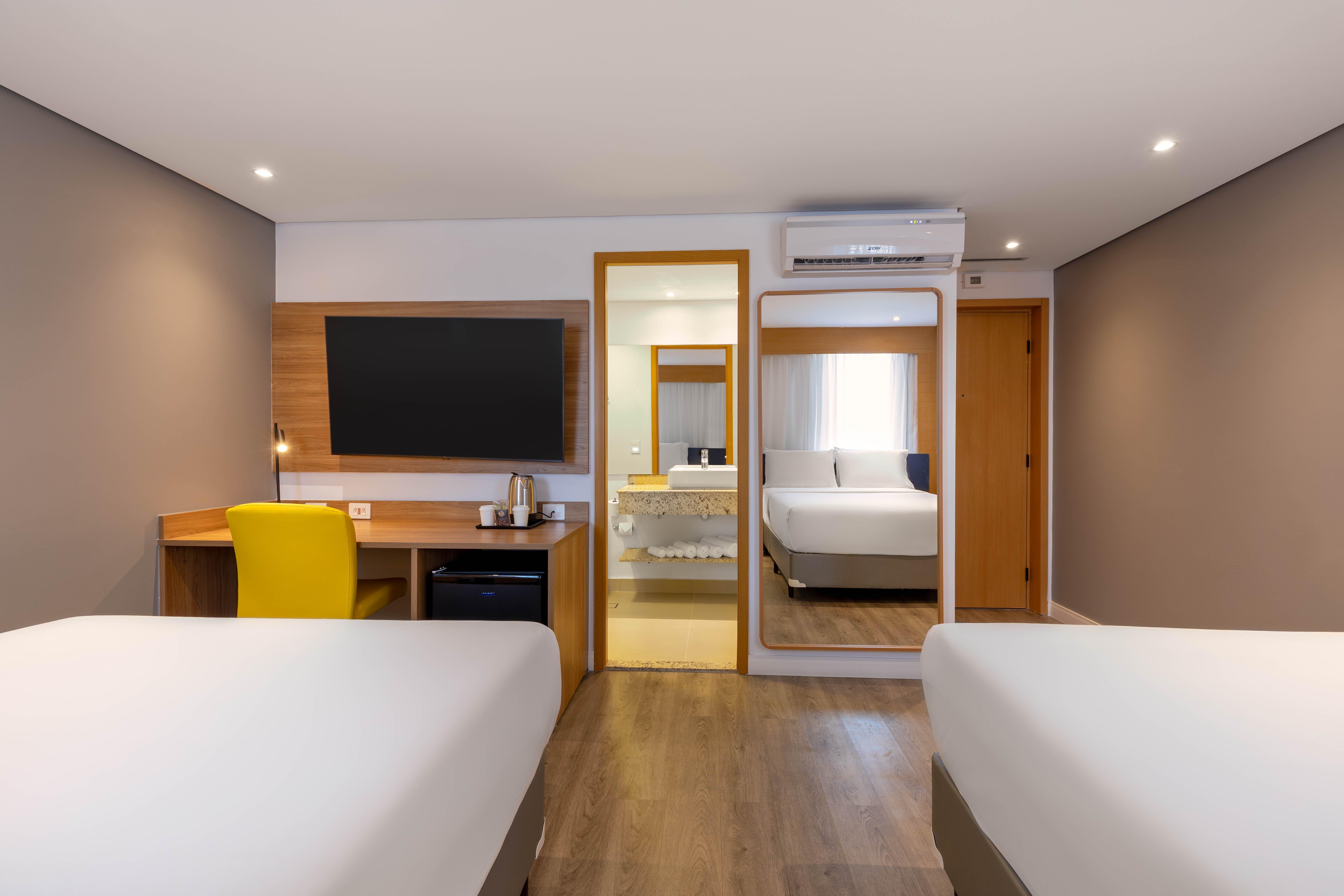 Double Two Double Beds