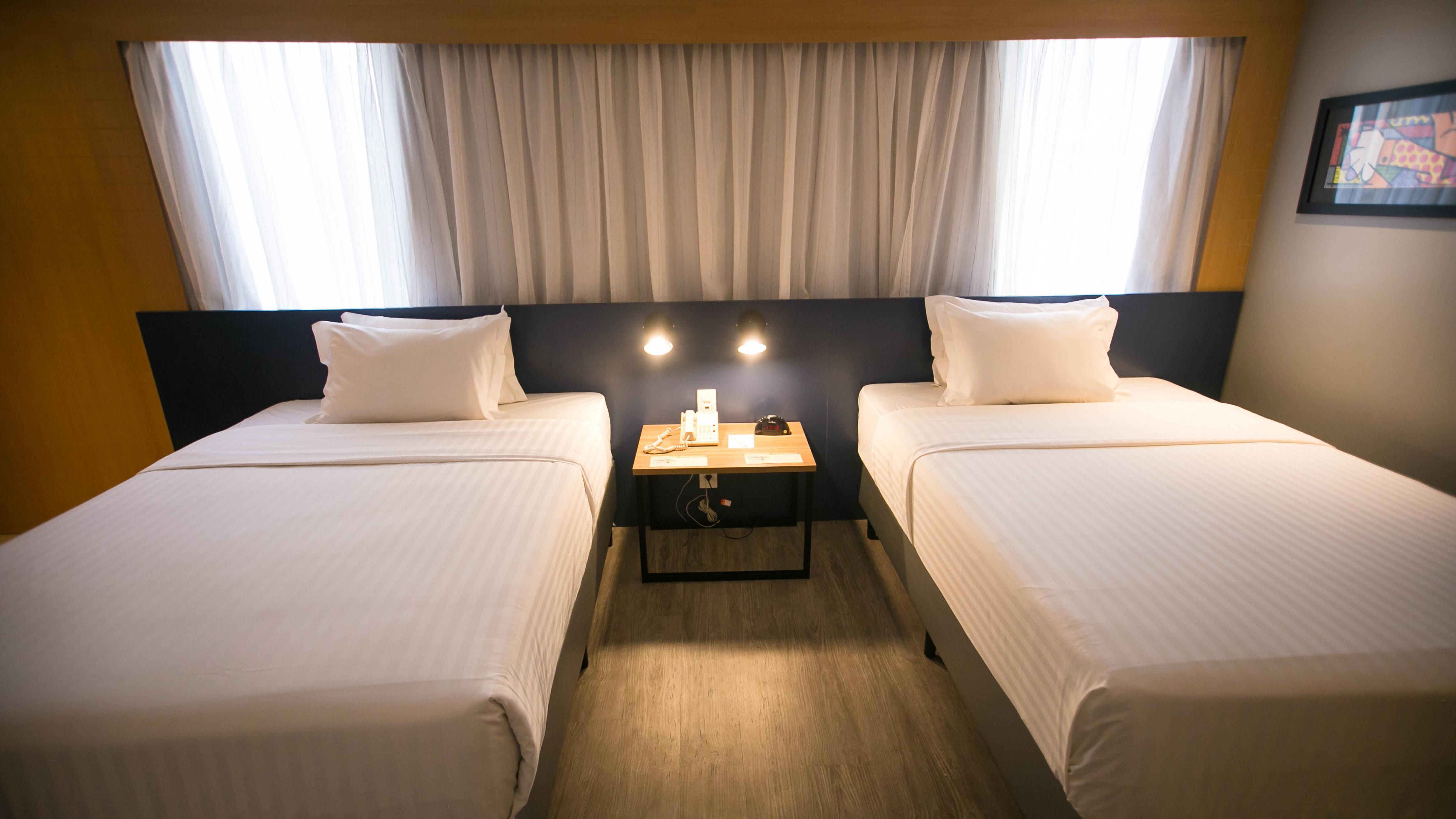 Double Two Double Beds