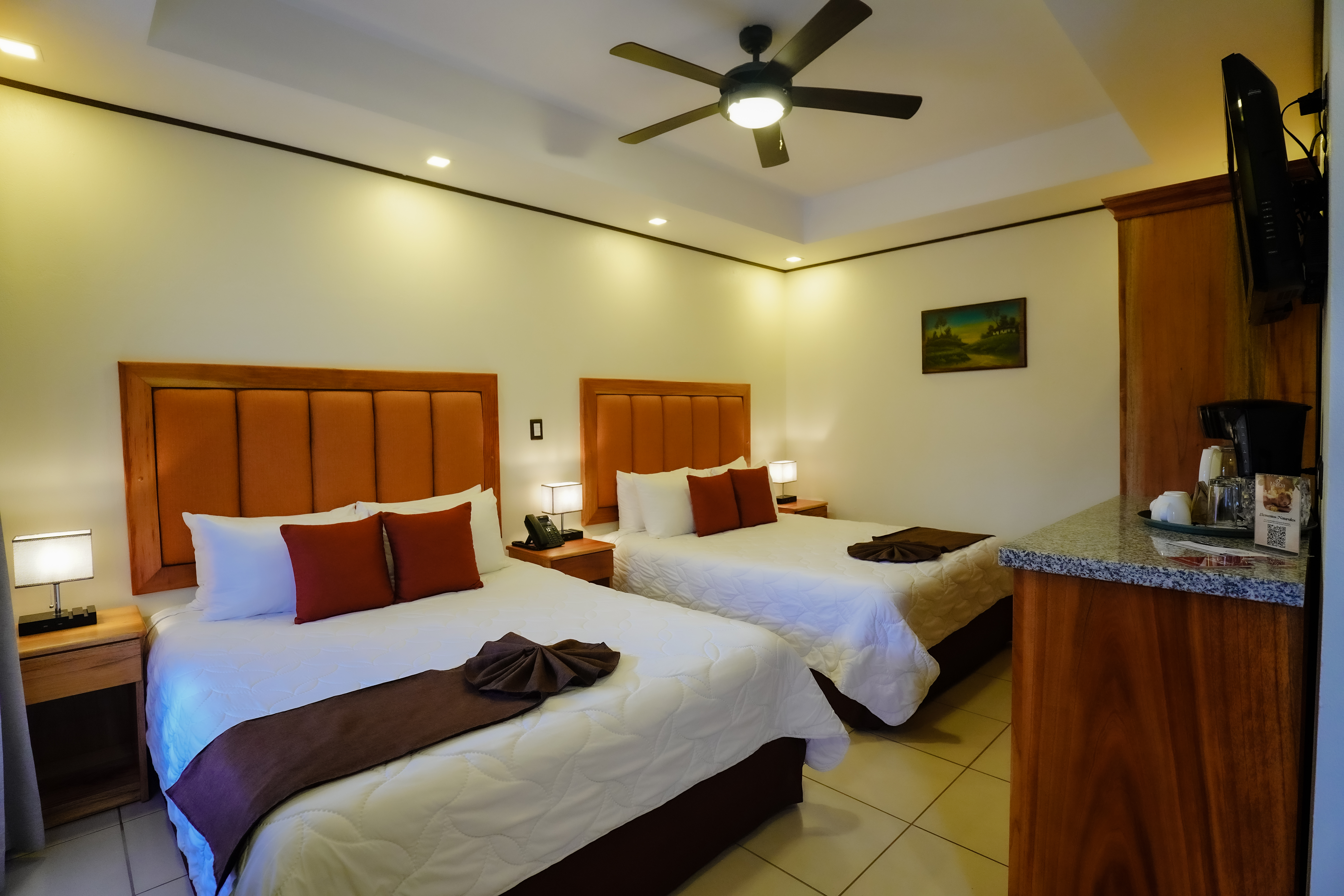 Double Two Queen Beds