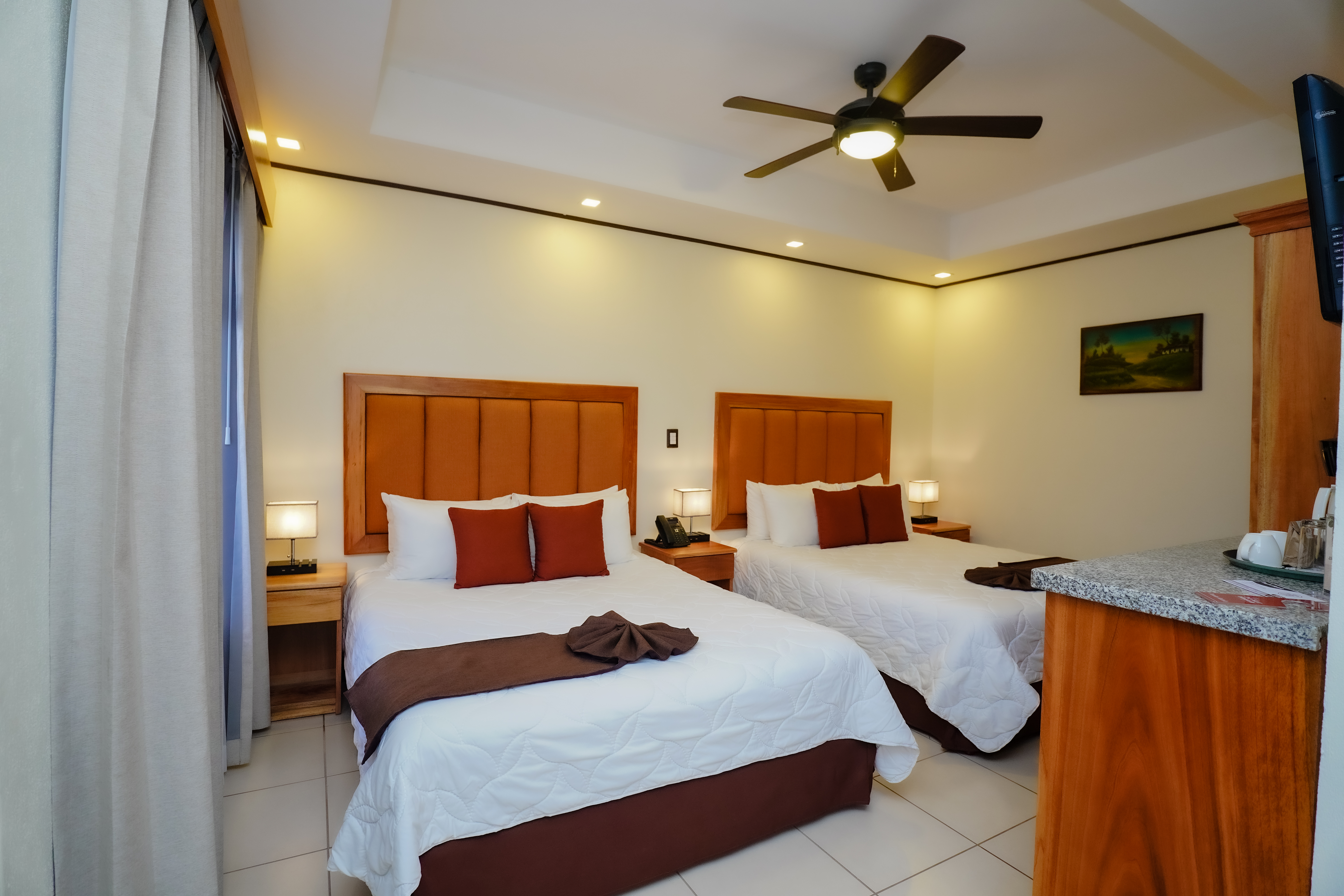 Double Two Queen Beds