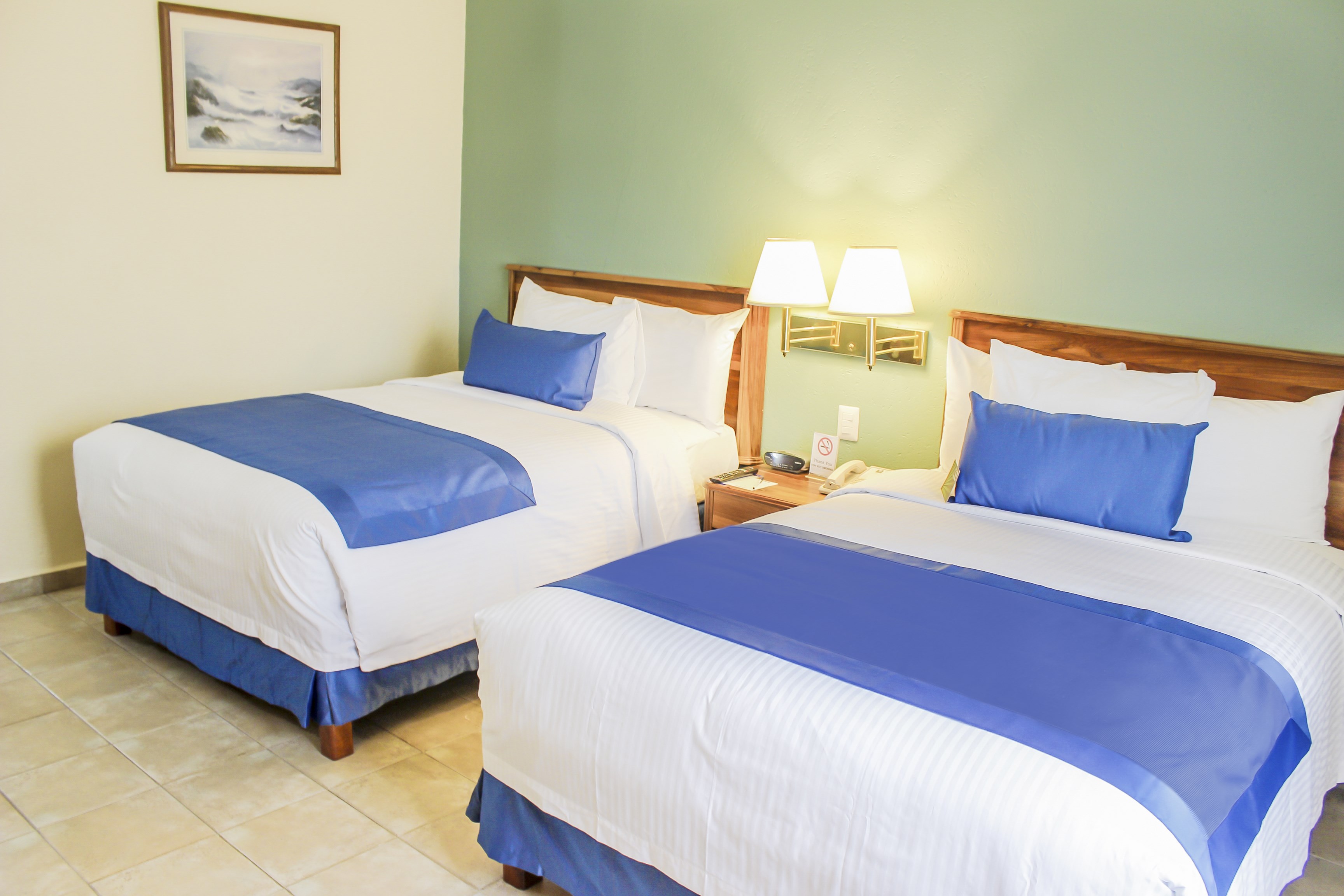 Double Two Double Beds