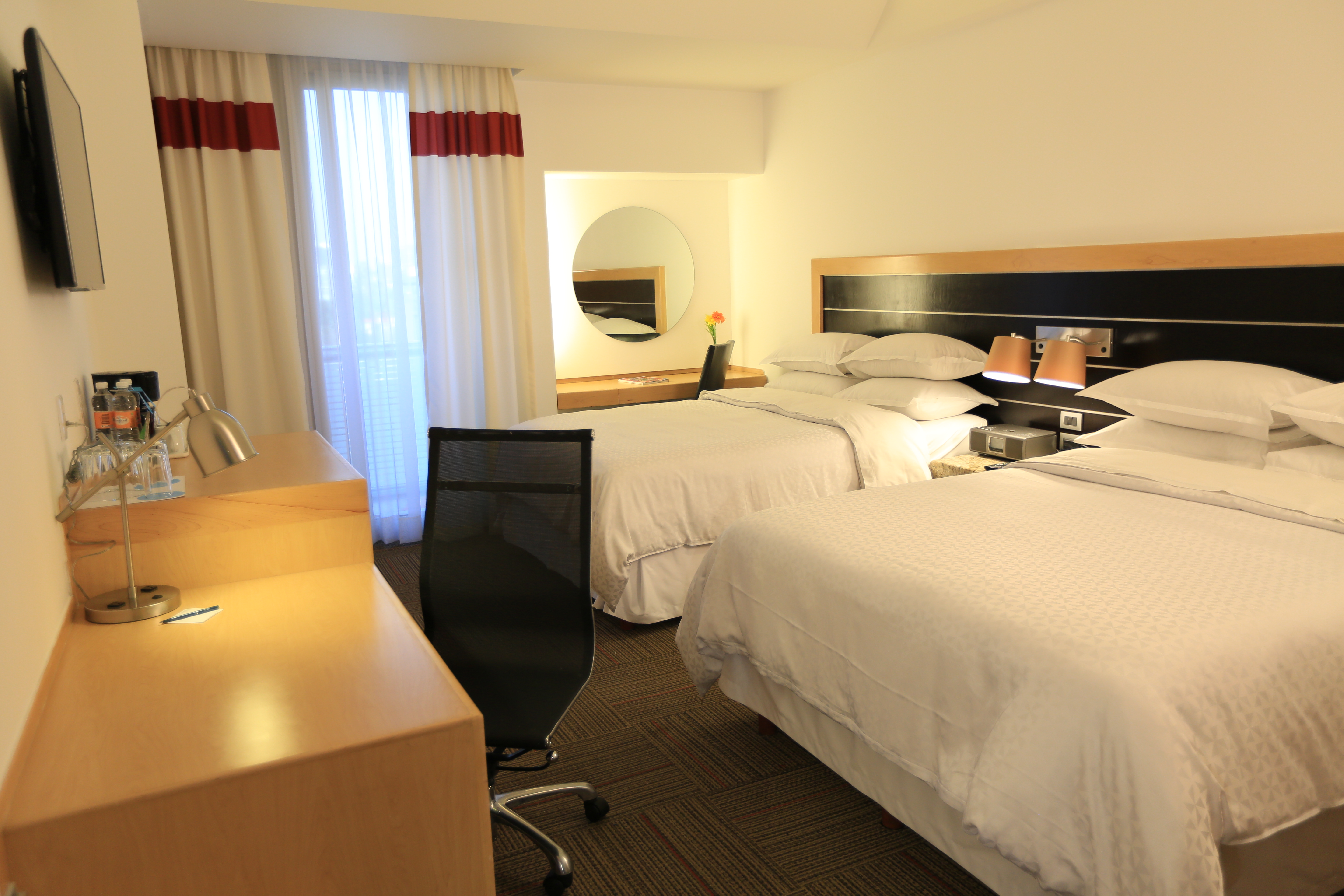 Double Two Double Beds