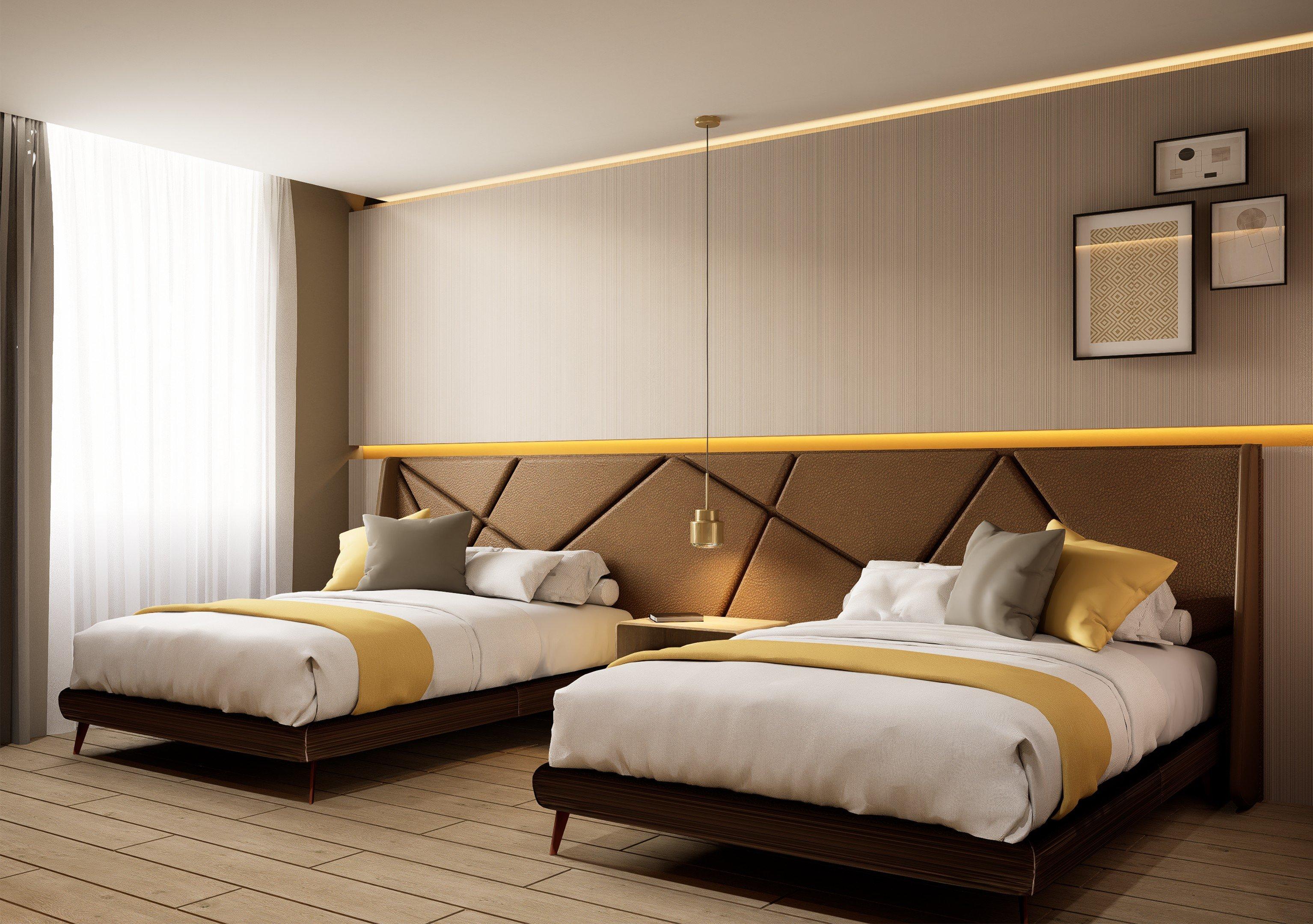 Quadruple Two Queen Beds