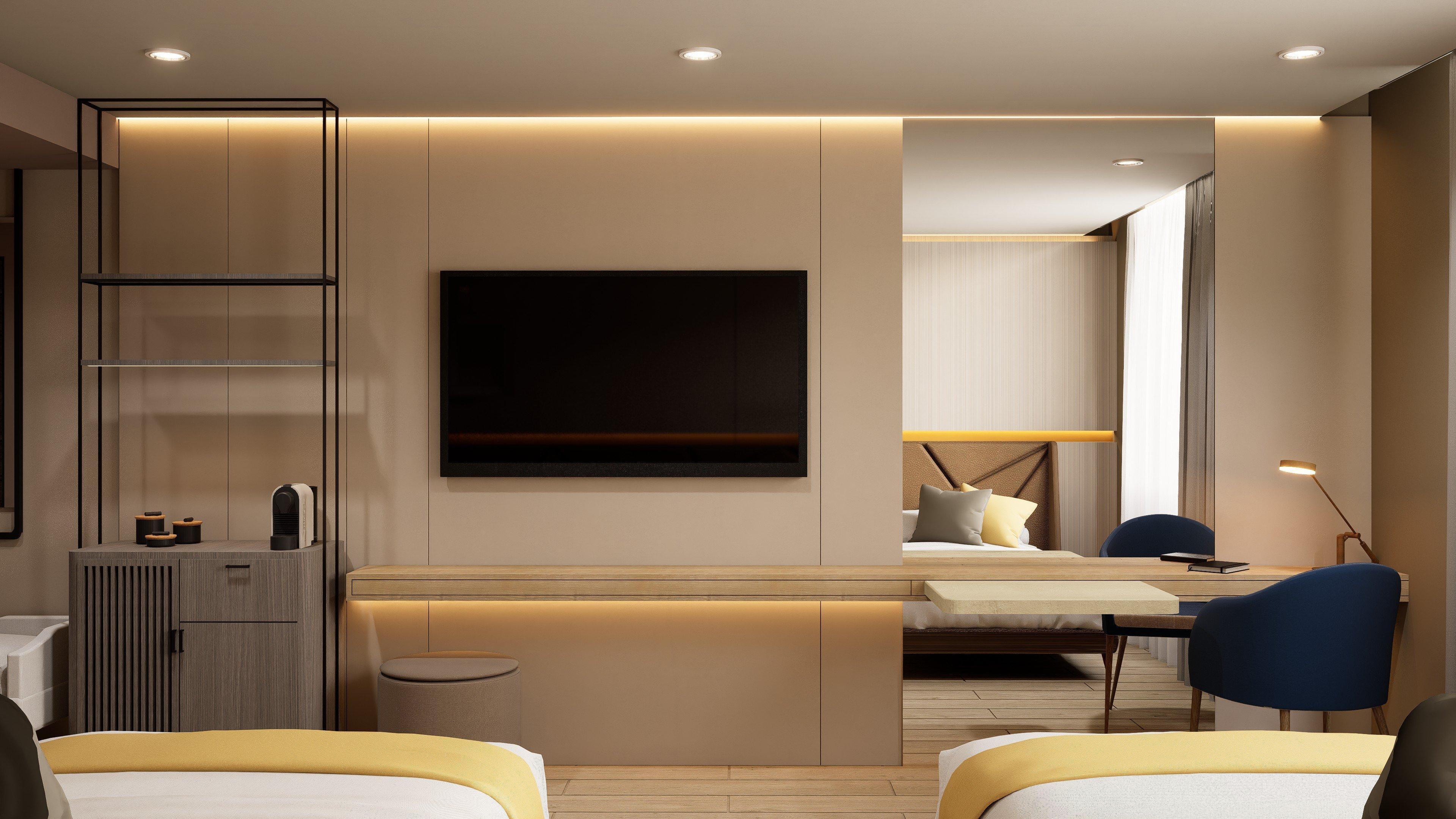 Quadruple Two Queen Beds Premium