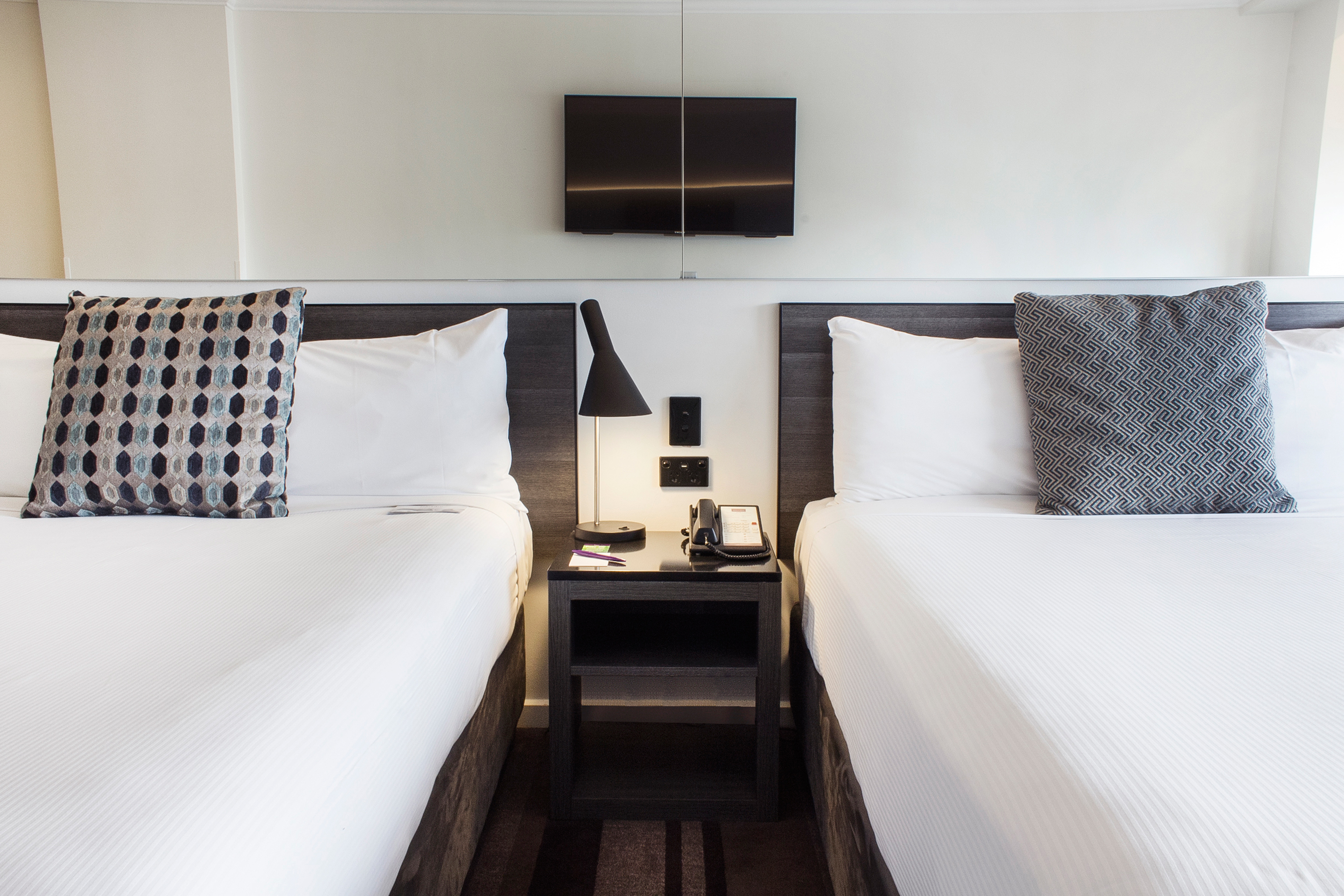 Twin City View Two Double Beds