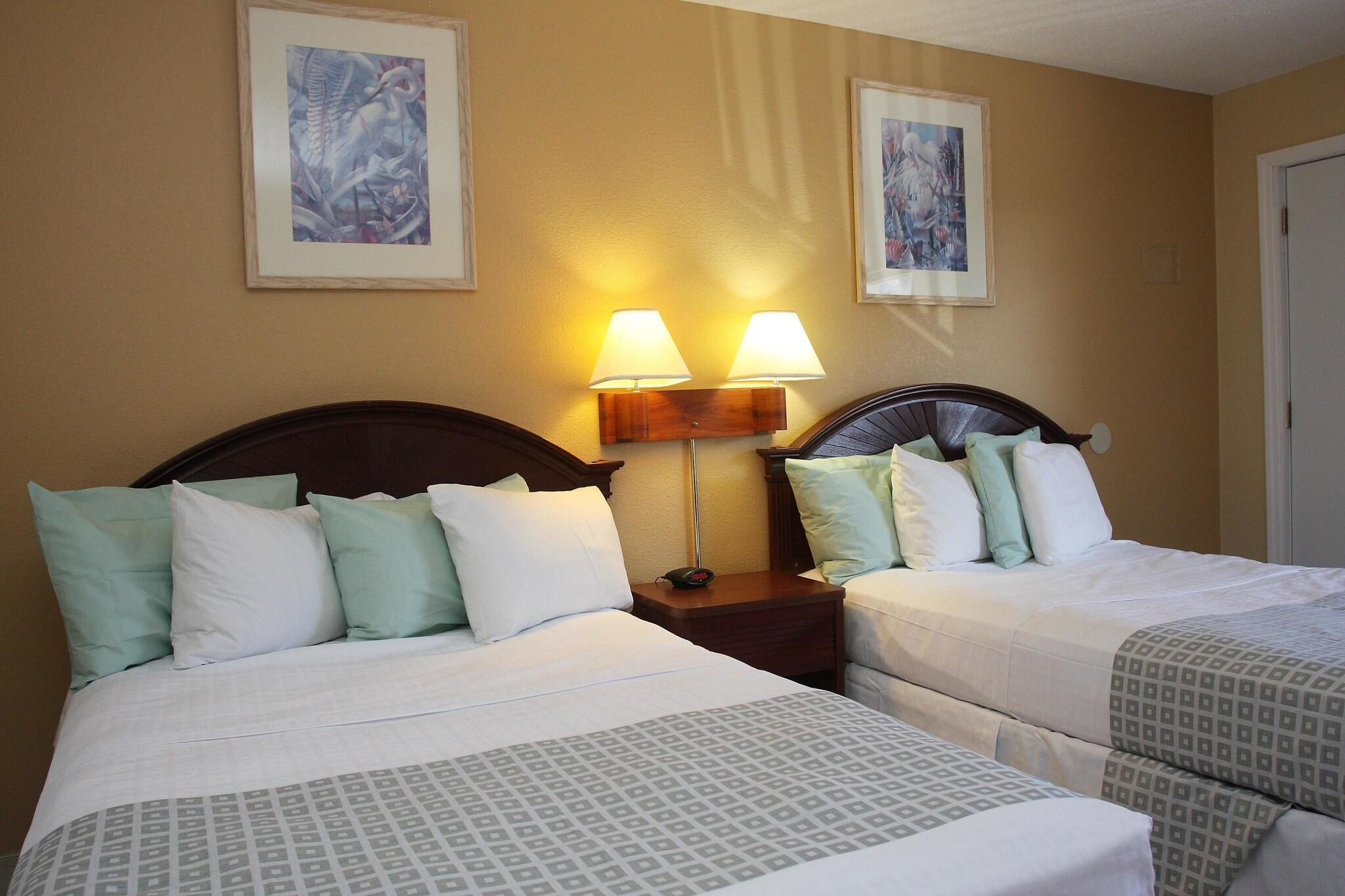 Double Partial Ocean View Two Double Beds