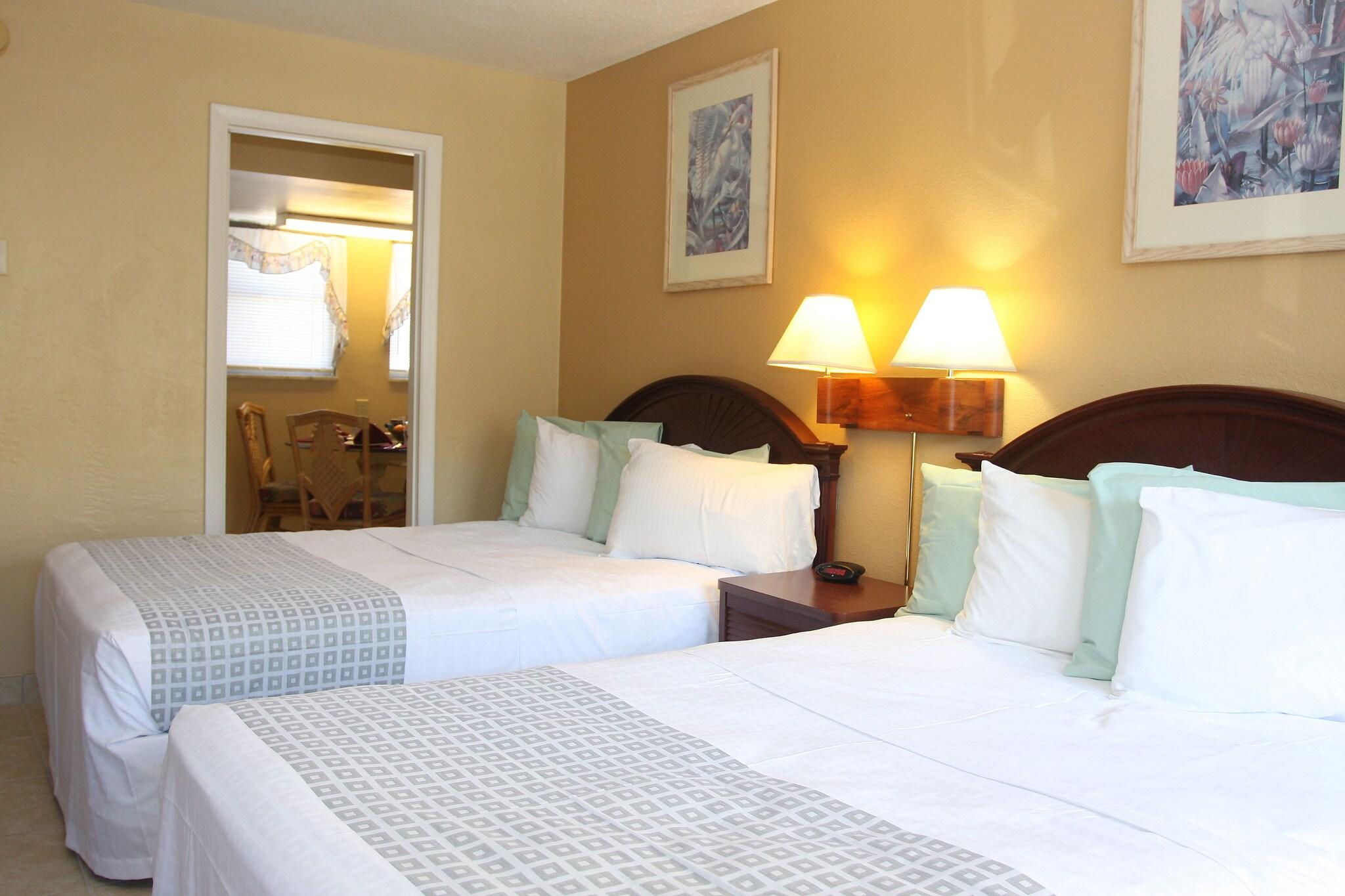 Double Partial Ocean View Two Double Beds