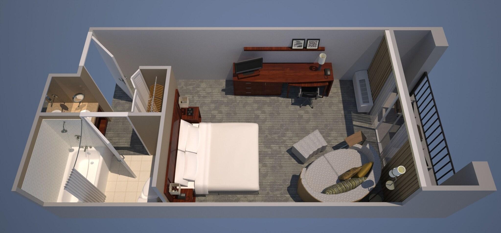 Double Accessible King Size Bed