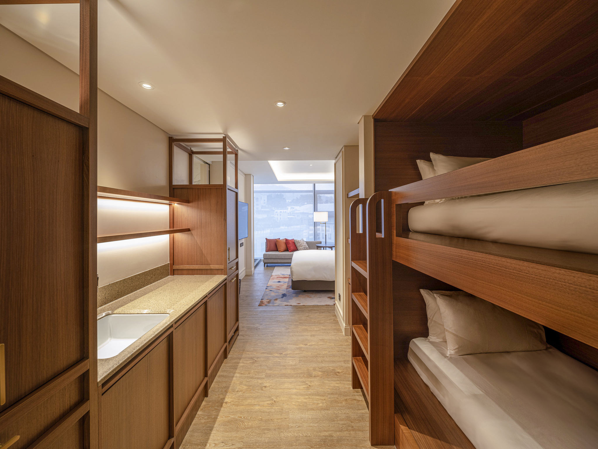 Family Room King Size Bed