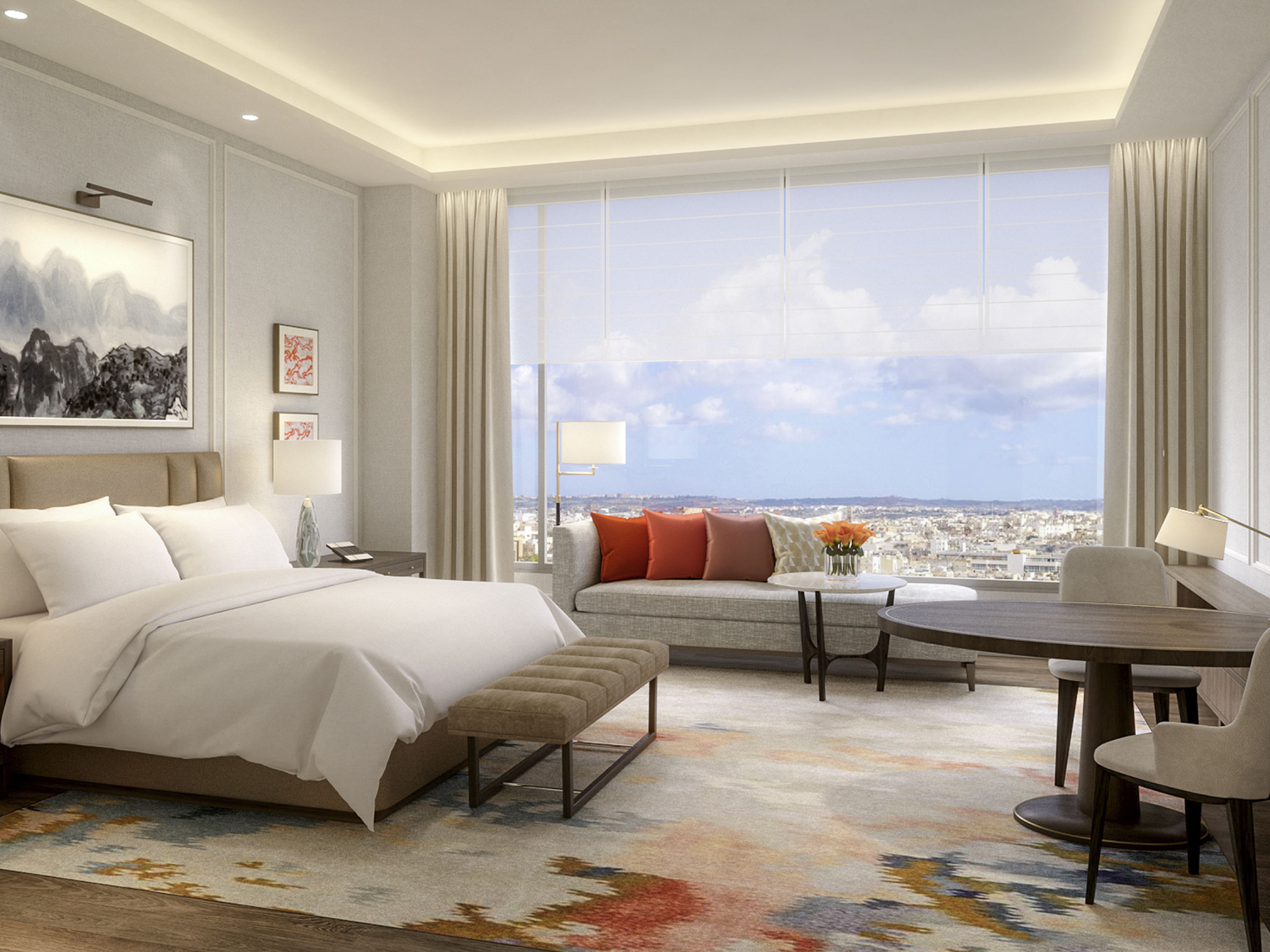 Triple Premium King Bed