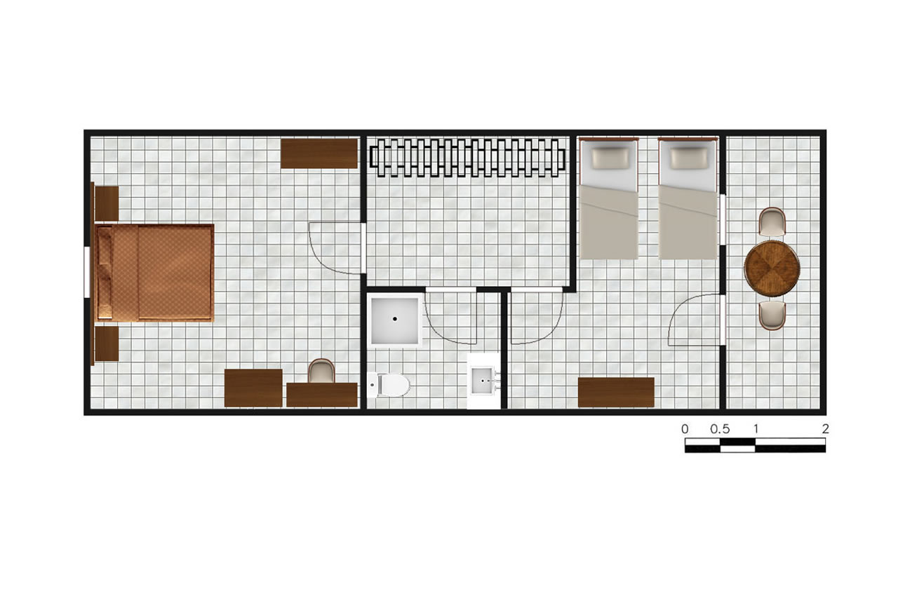 Family Room Two Bedrooms Two Bathrooms