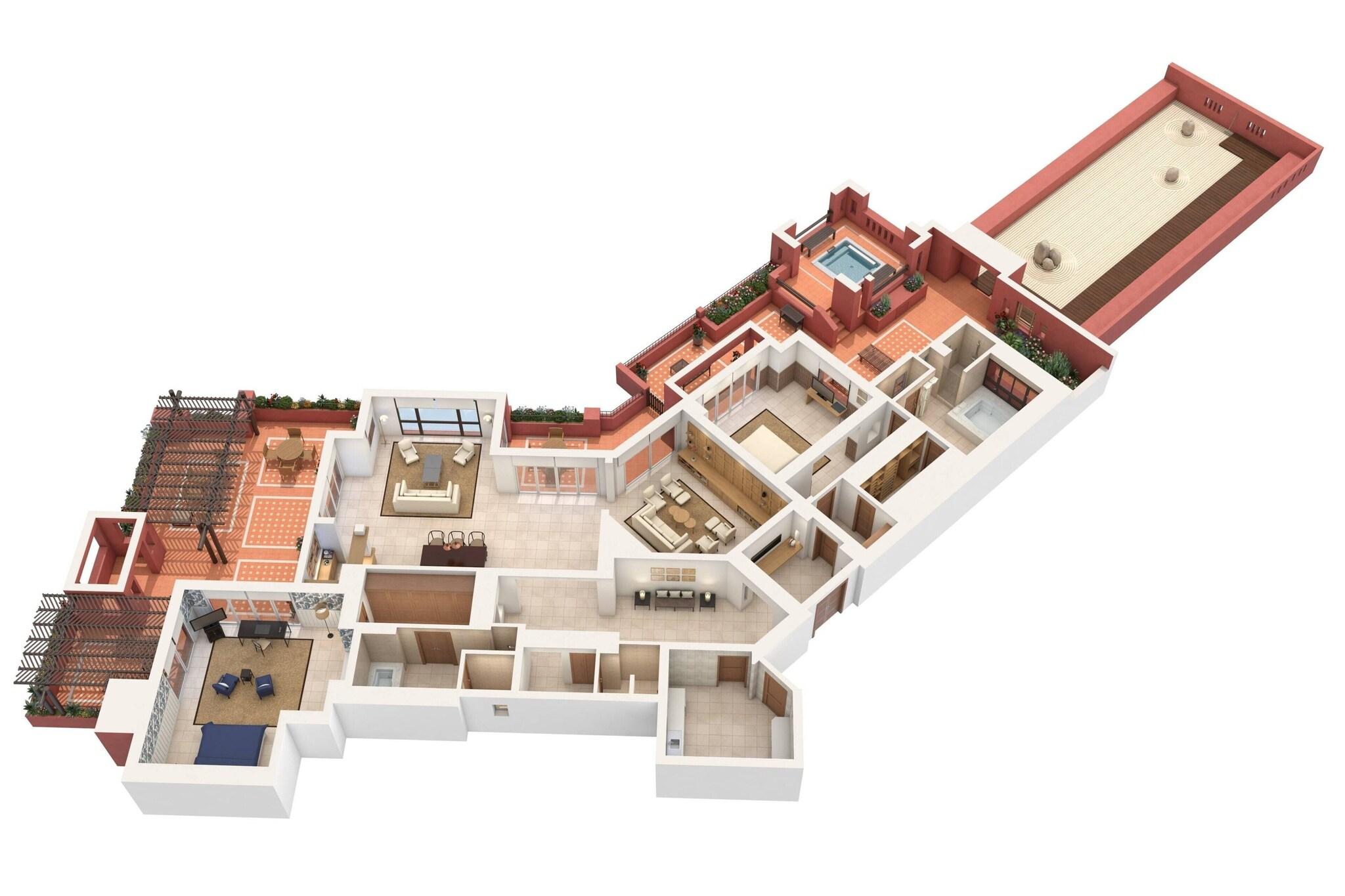 Suite Ocean View Two Double Beds