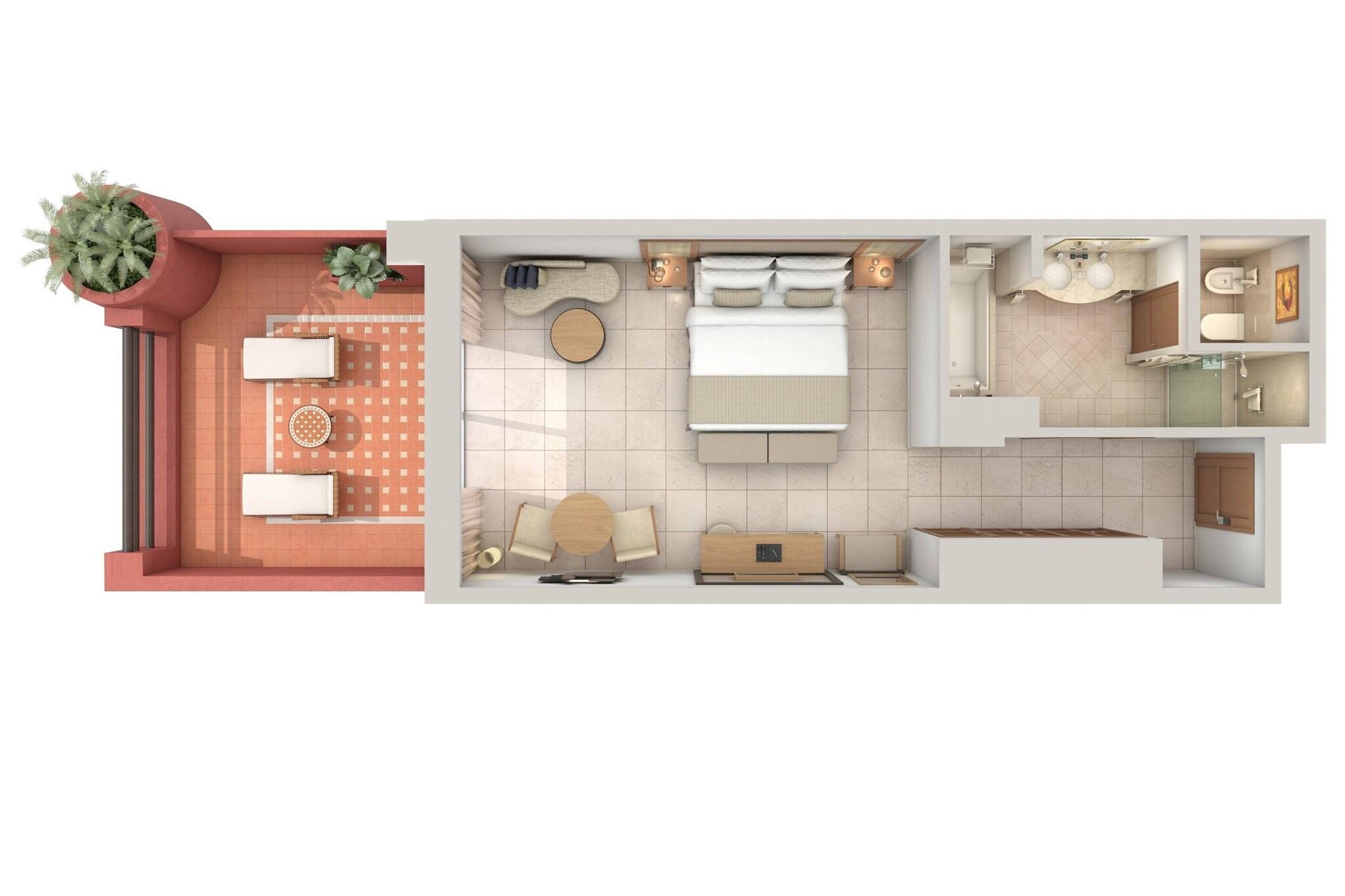 Double King Size Bed